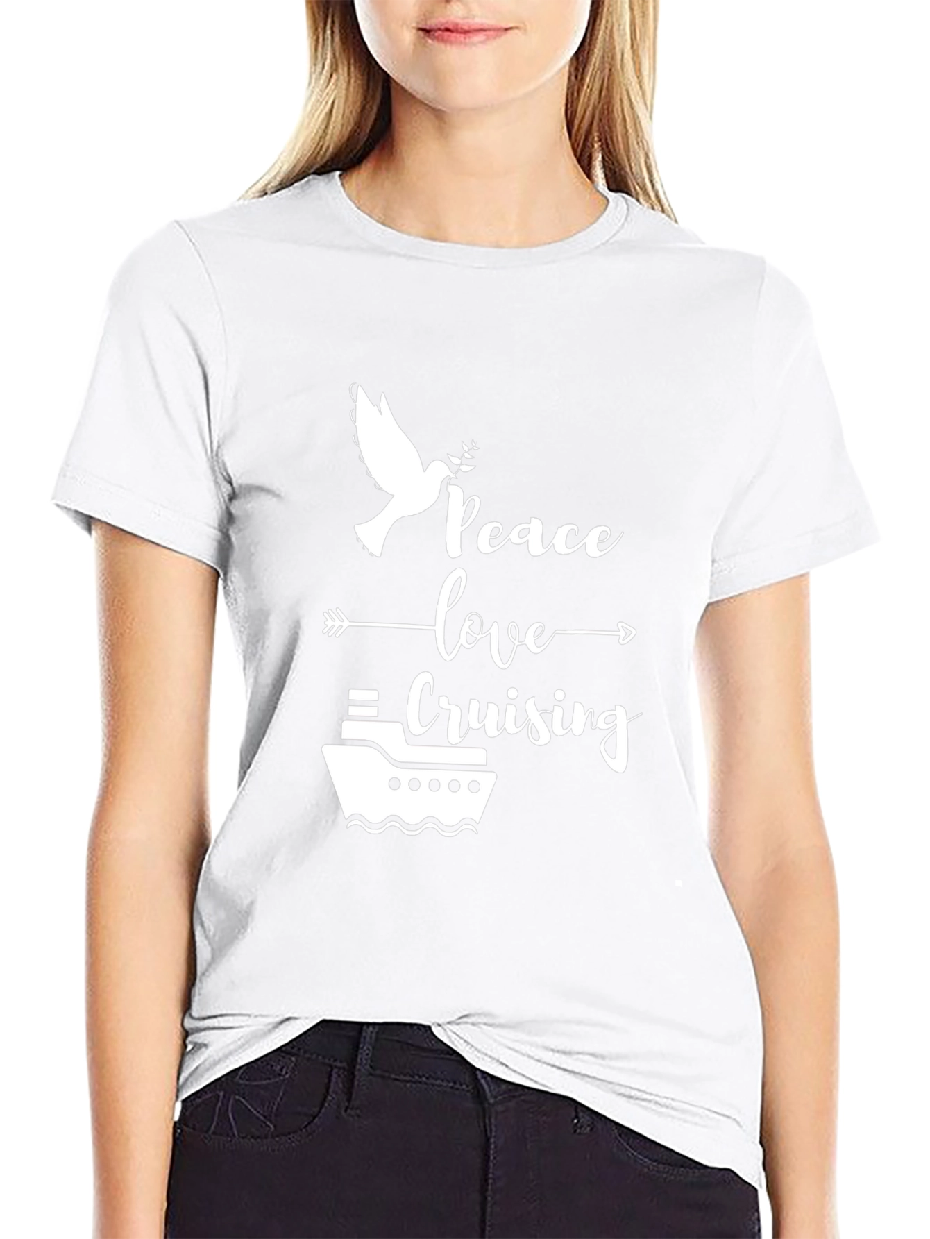 Peace Love Cruising T-Shirt - Cruise Vacation Tee