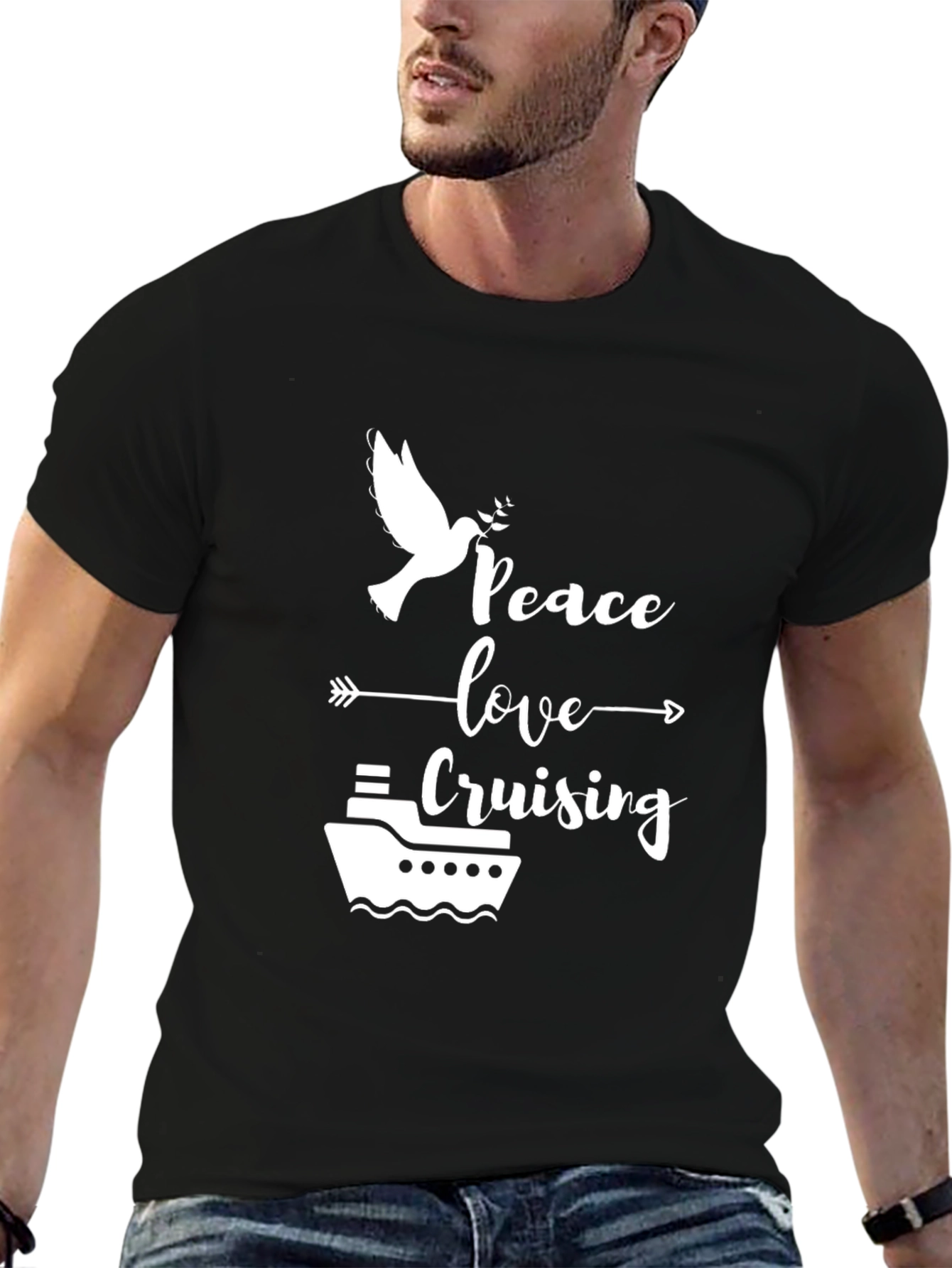 Peace Love Cruising T-Shirt - Cruise Vacation Tee