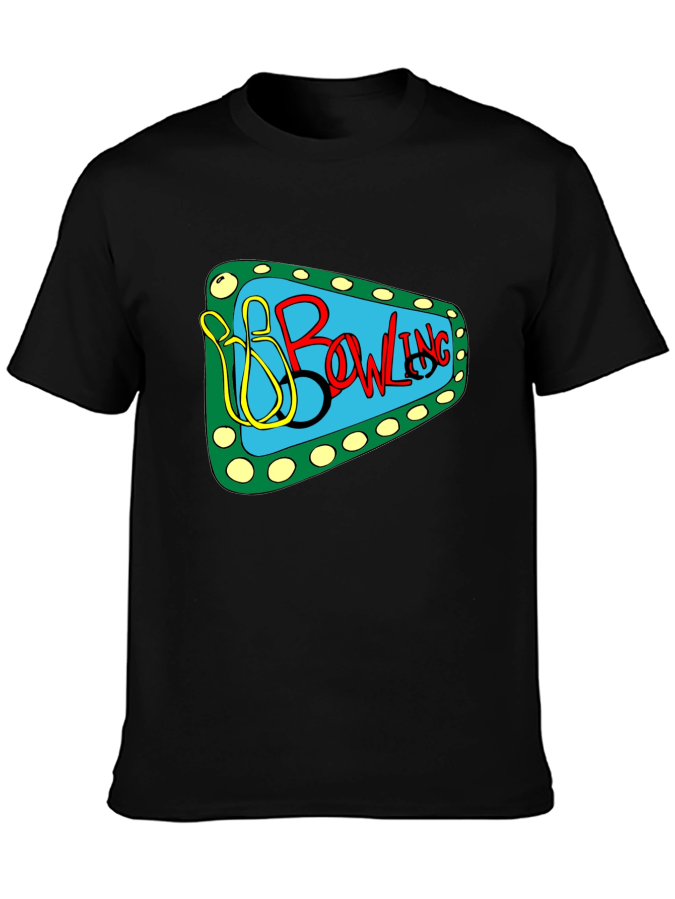Bowling Graphic T-Shirt - Retro Style