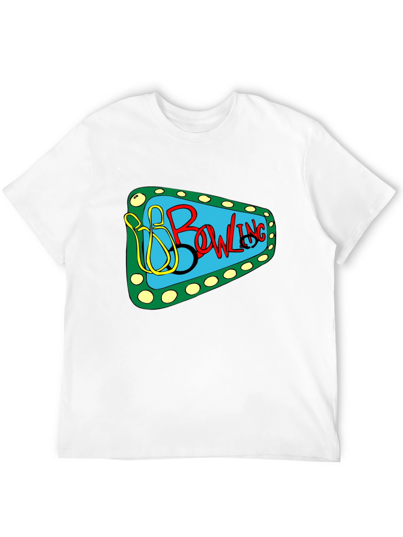 Bowling Graphic T-Shirt - Retro Style
