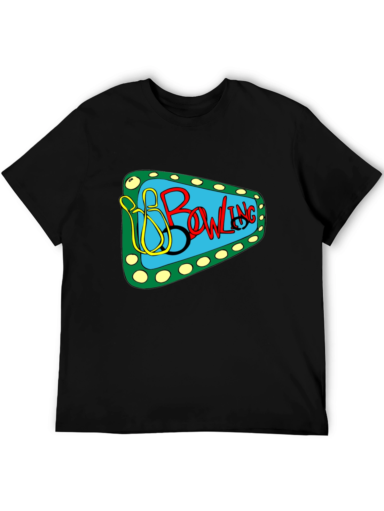 Bowling Graphic T-Shirt - Retro Style
