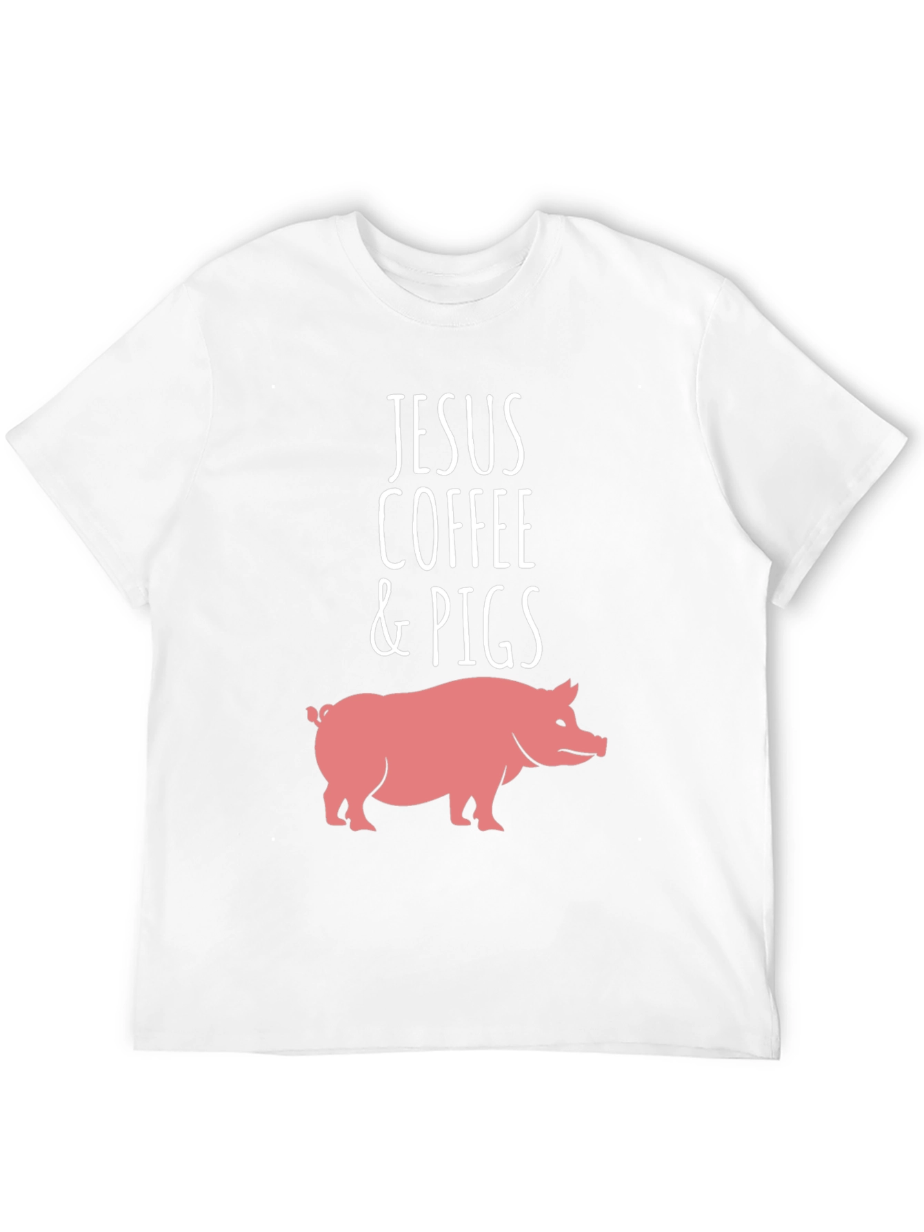 Jesus Coffee & Pigs Graphic Tee