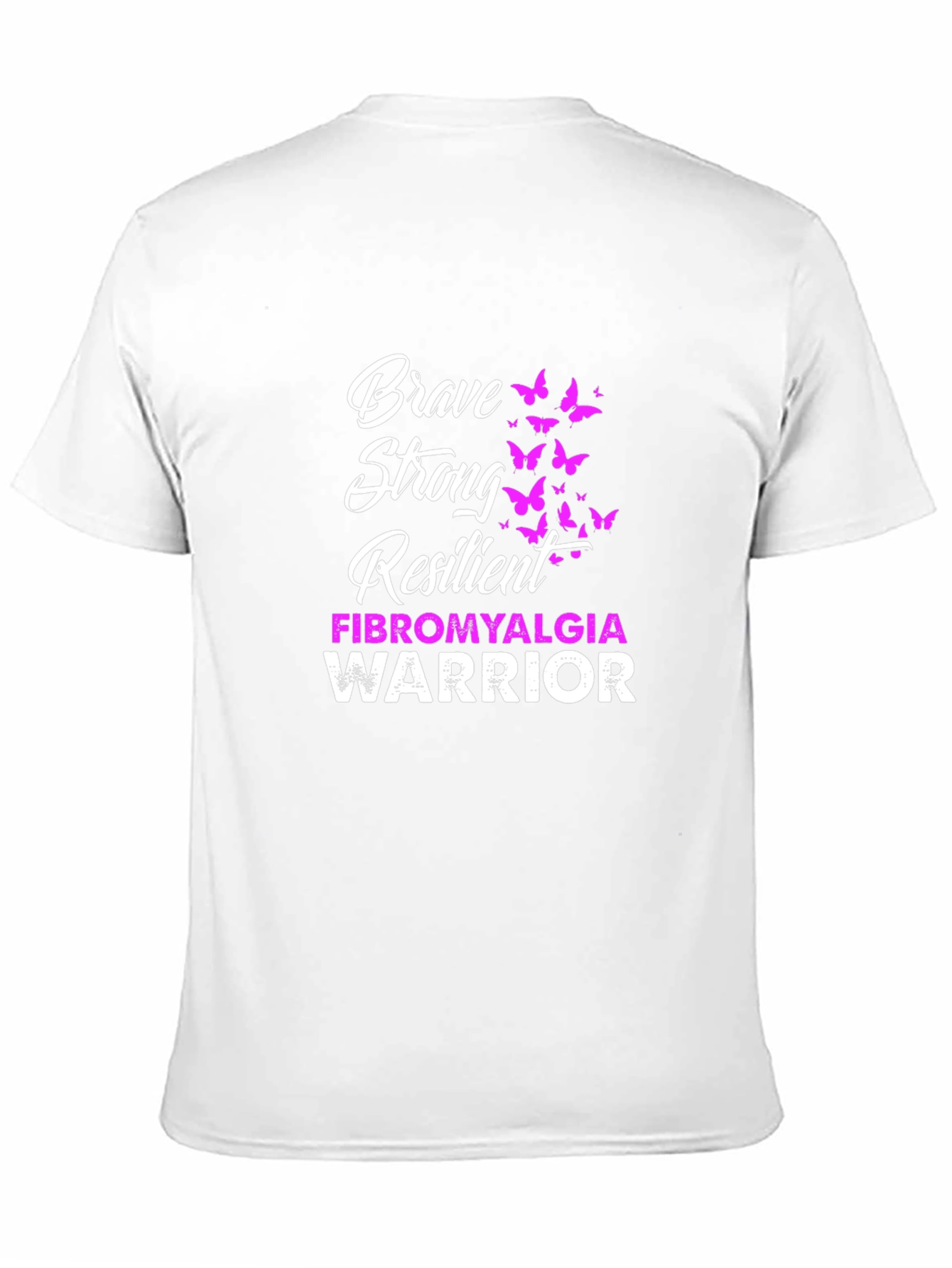 Brave Strong Resilient Fibromyalgia Warrior T-Shirt