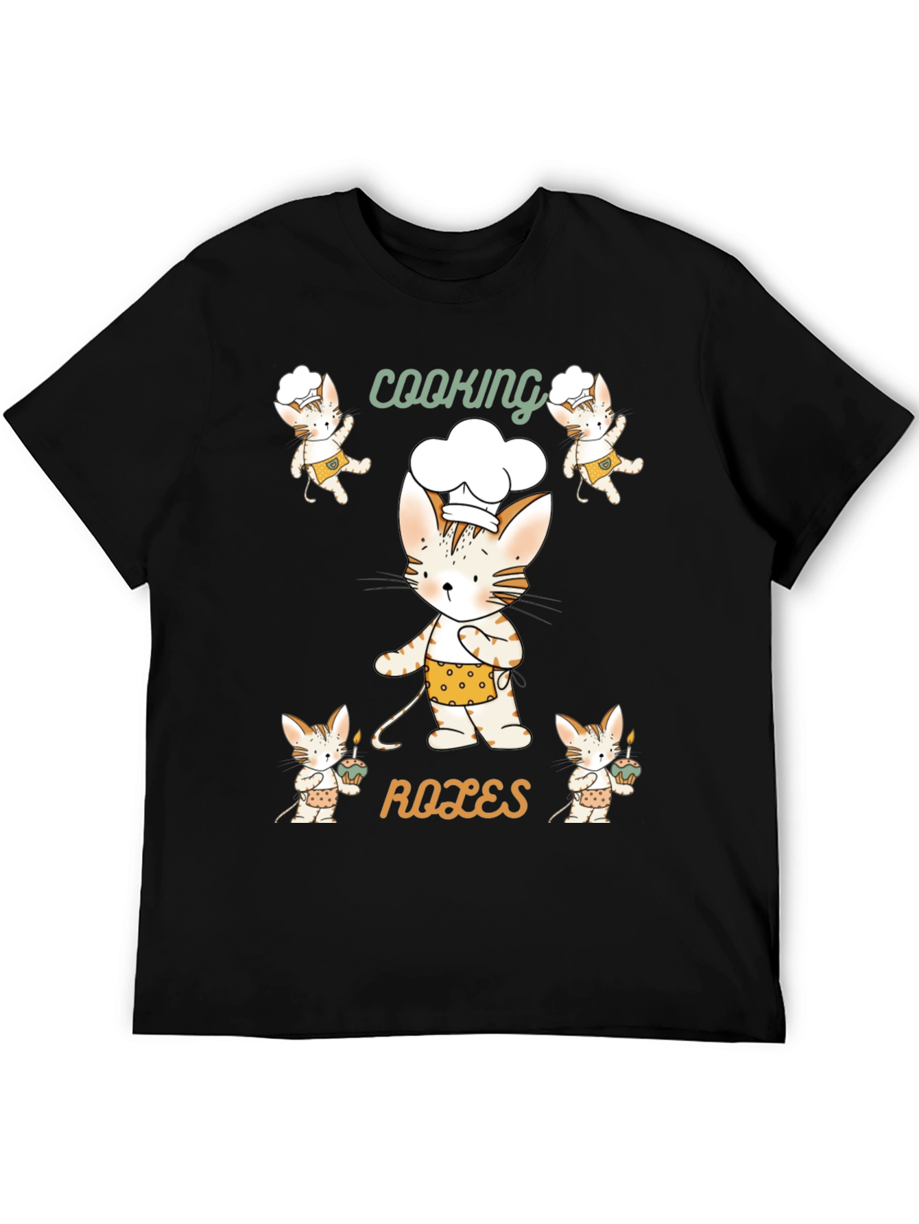 Cooking Roles Cat T-Shirt Chef Kitten Tee