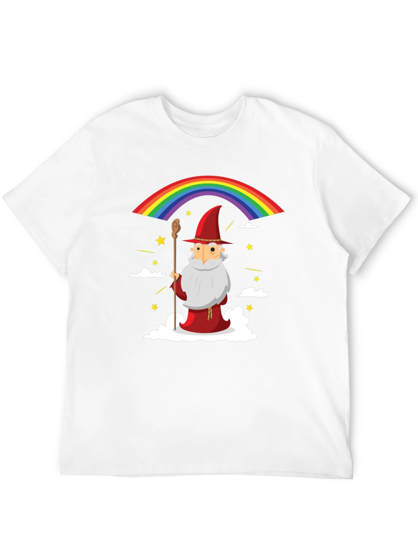 Wizard Rainbow Graphic T-Shirt