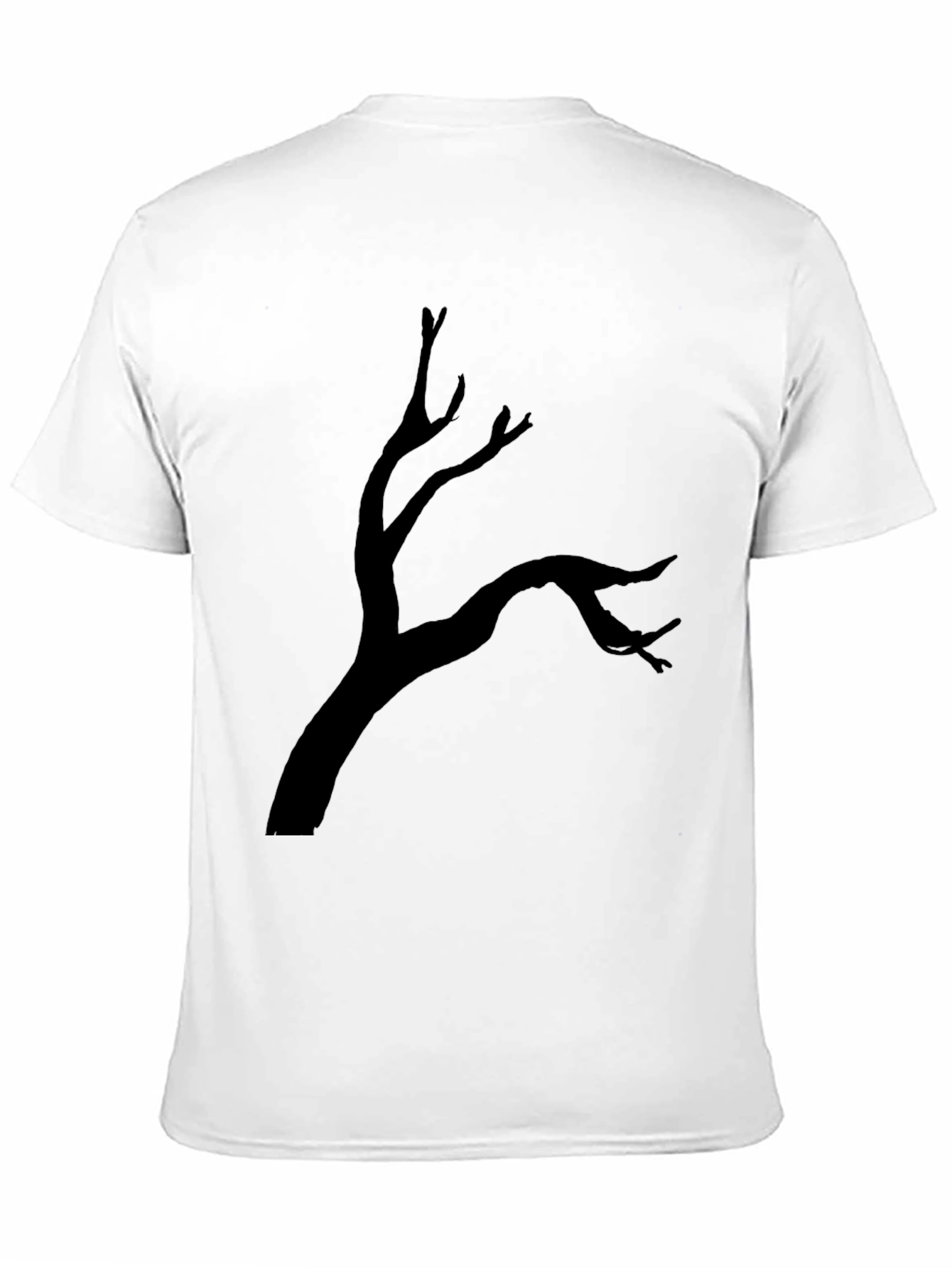 Spooky Tree Graphic Black T-Shirt
