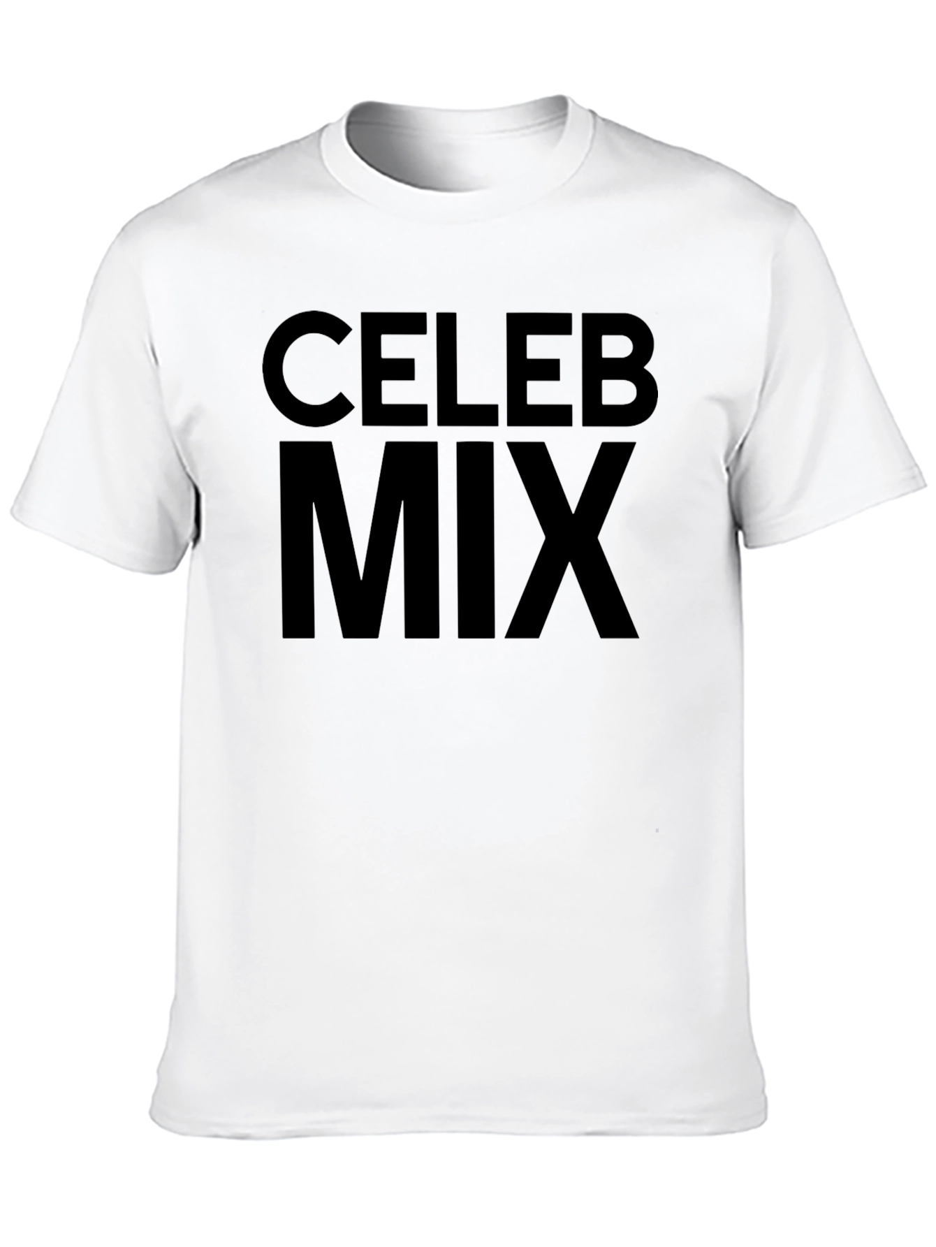 Celeb Mix Black Graphic T-Shirt