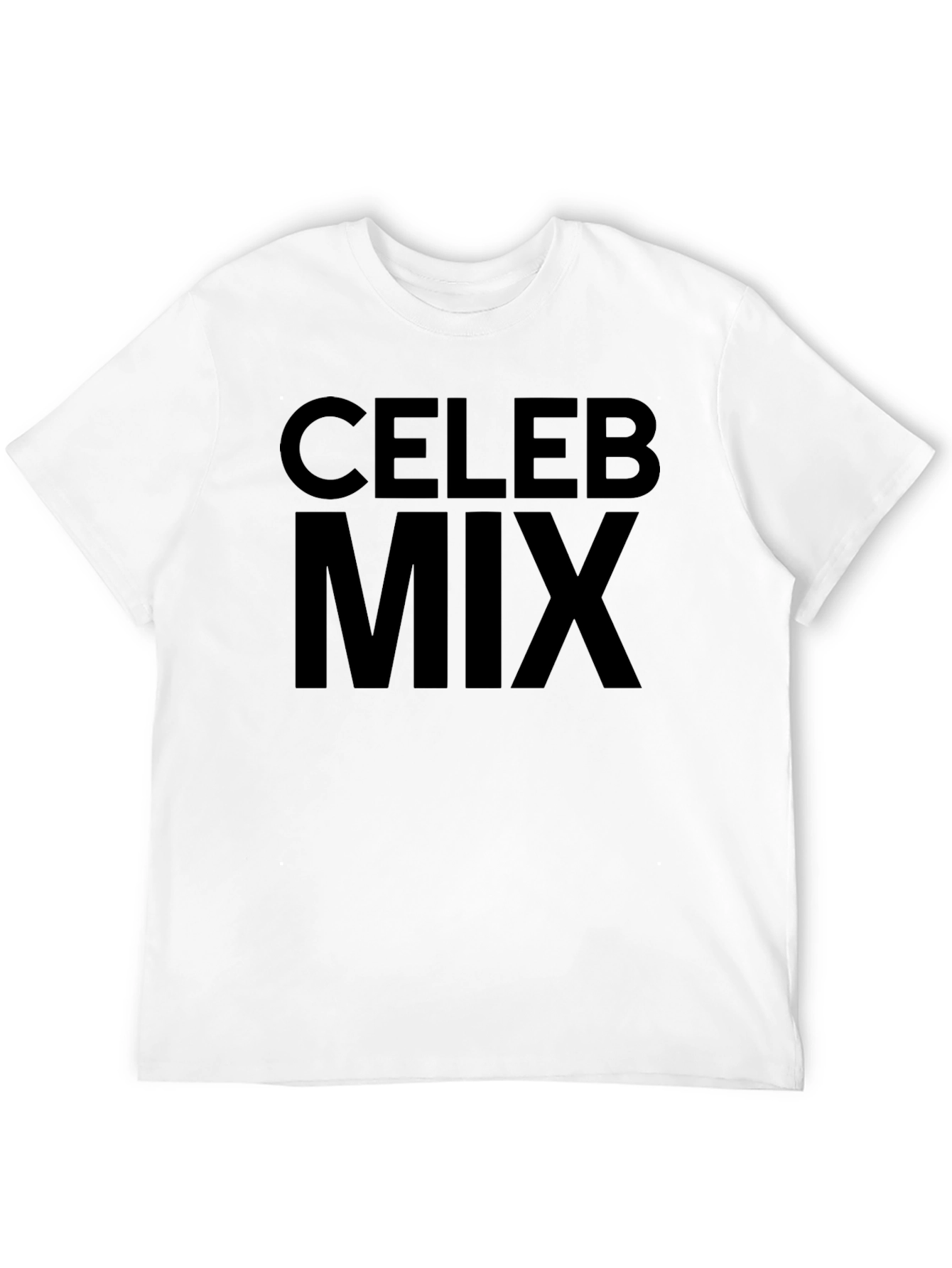 Celeb Mix Black Graphic T-Shirt
