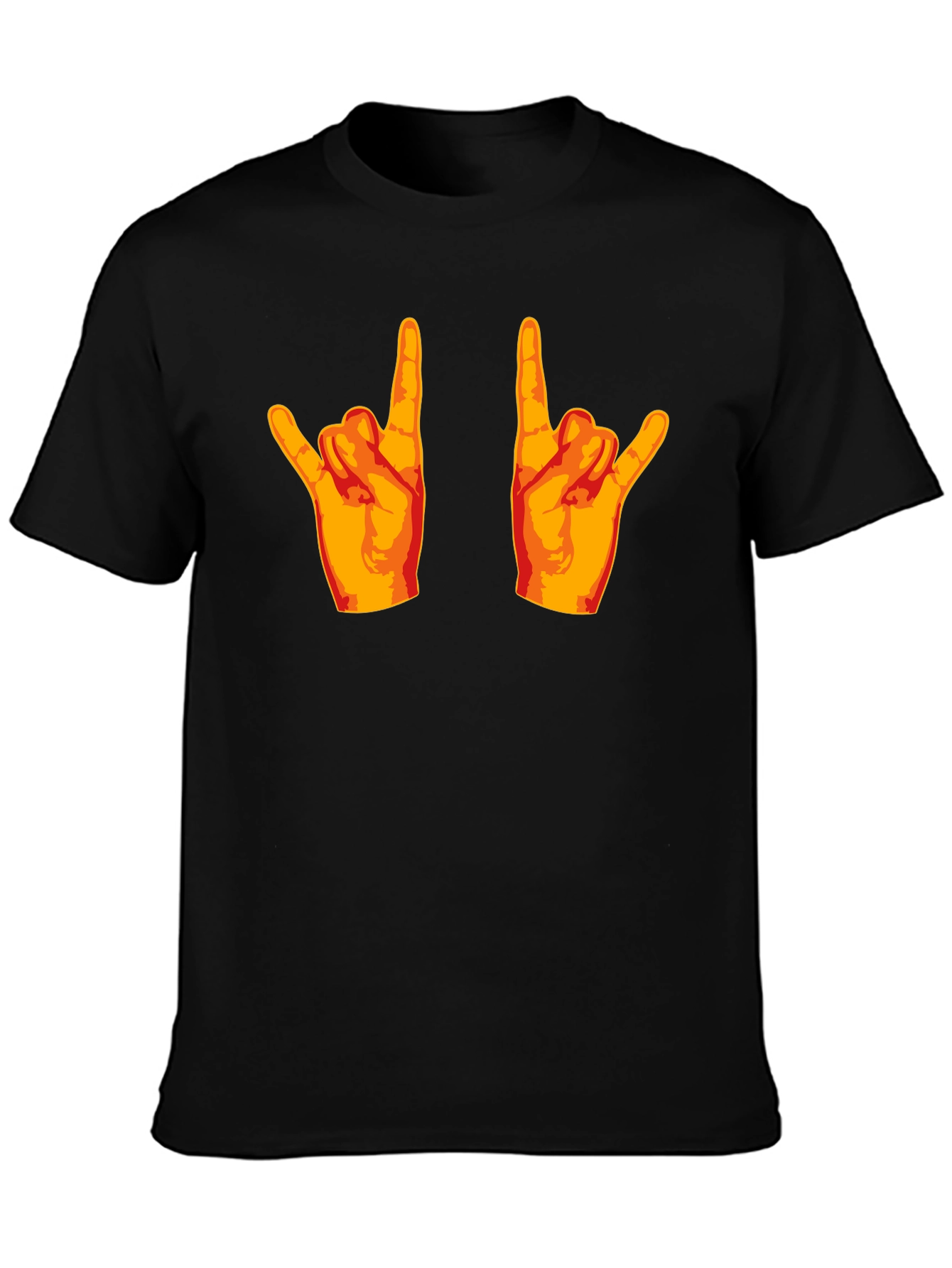 Rock On Gesture Graphic Tee