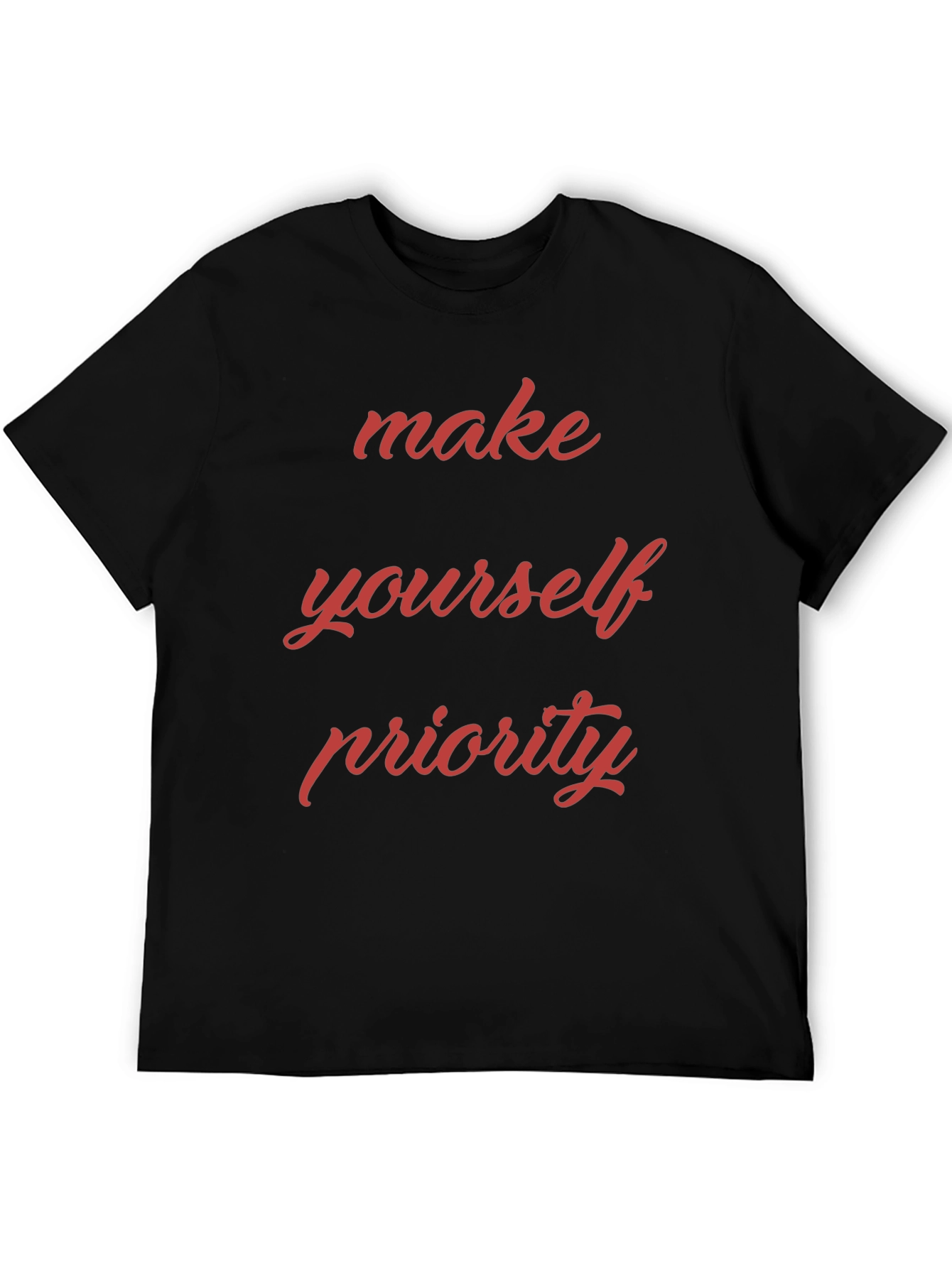 Make Yourself Priority Black T-Shirt