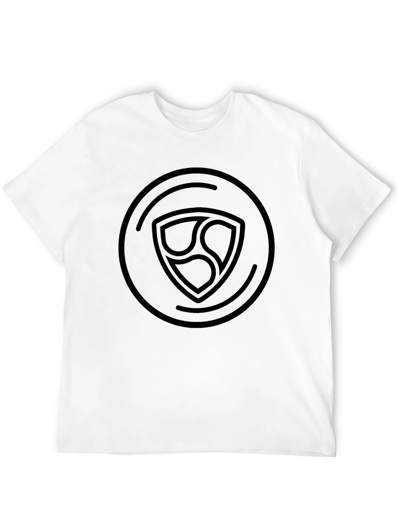 Black NEM Logo Graphic Tee - Crypto Fashion