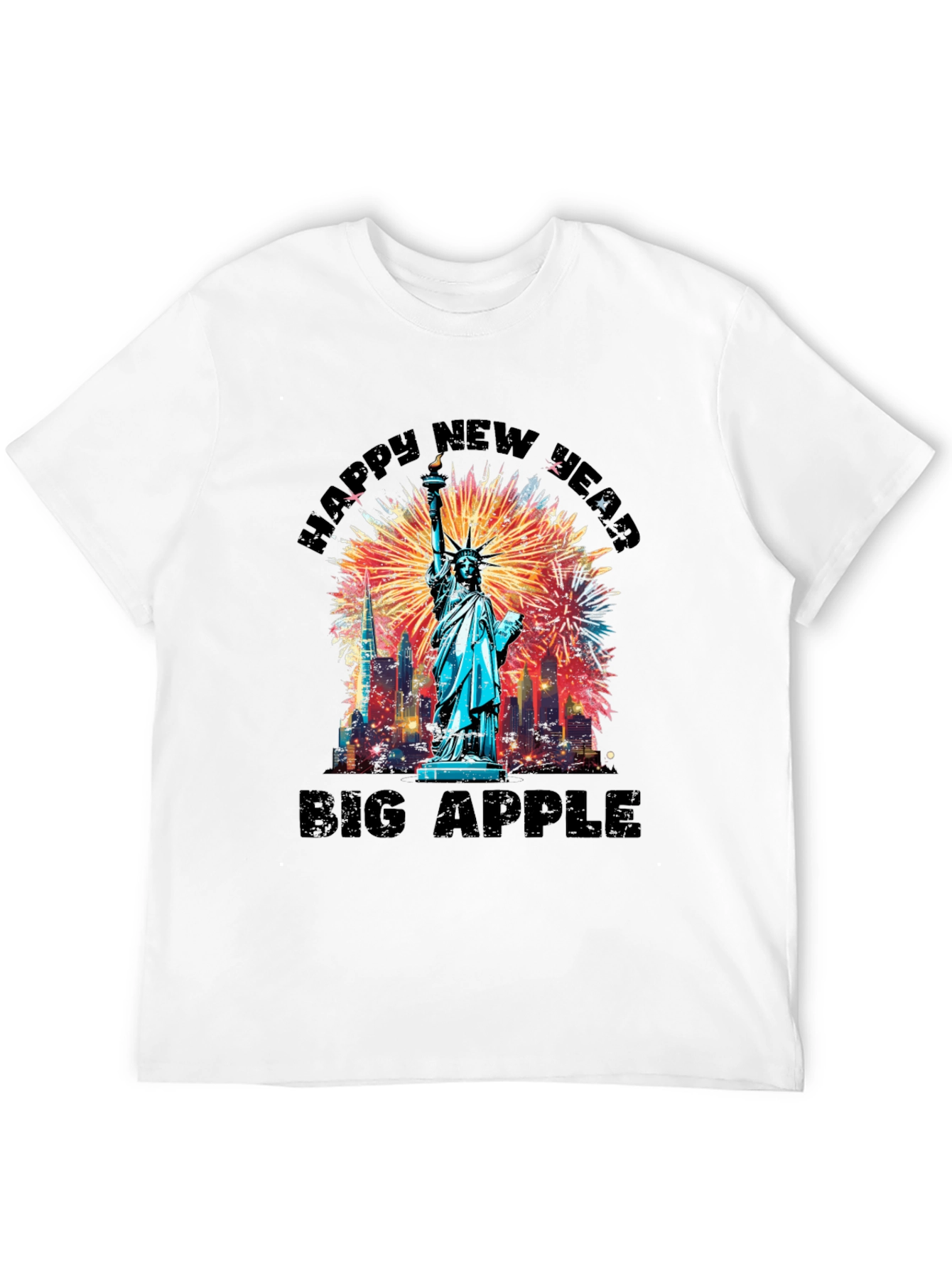Happy New Year Big Apple T-Shirt