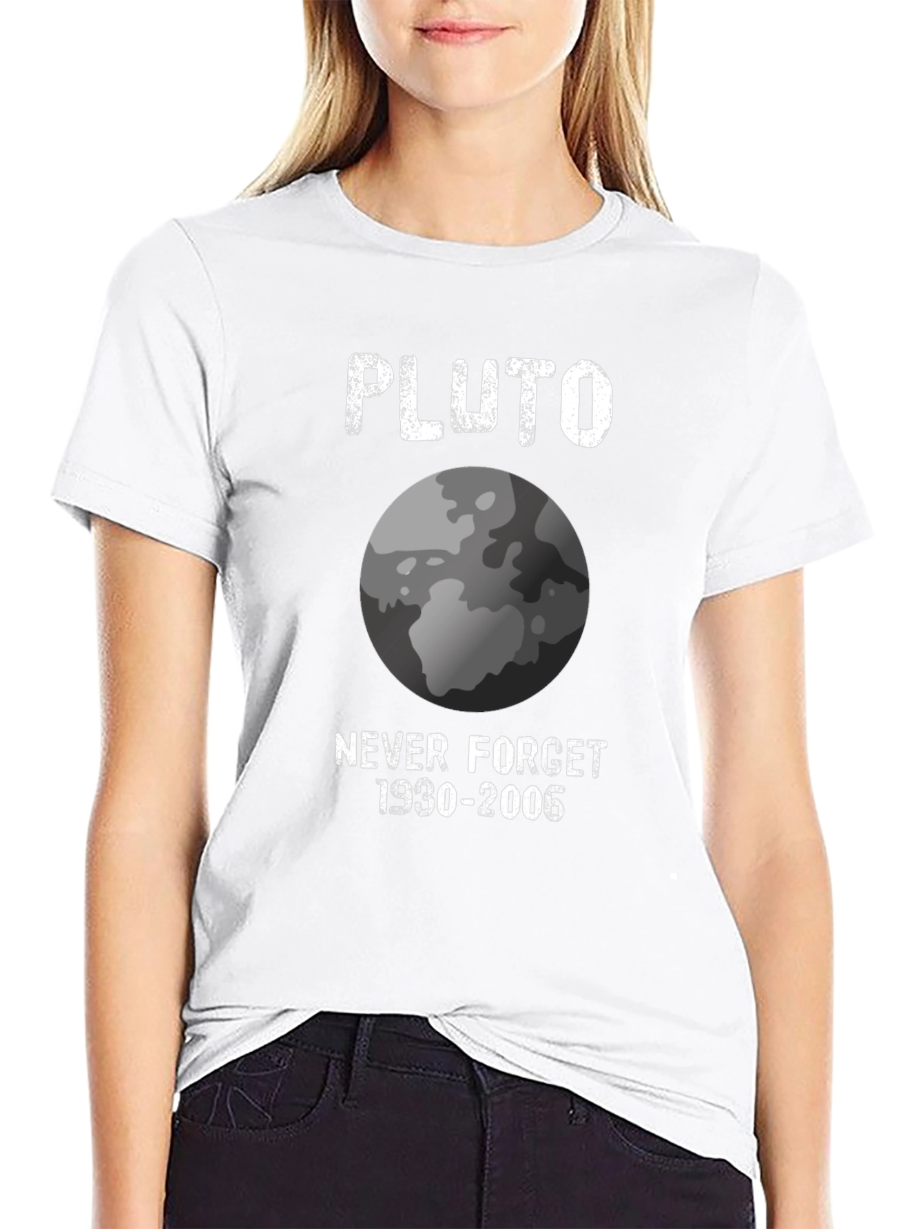 Pluto Never Forget T-Shirt Retro Design