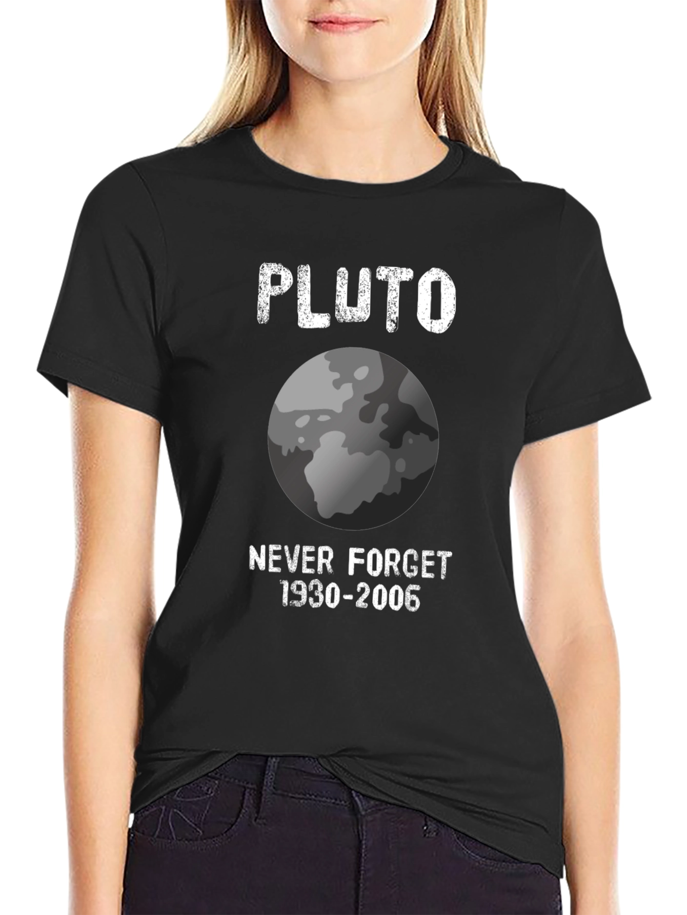 Pluto Never Forget T-Shirt Retro Design