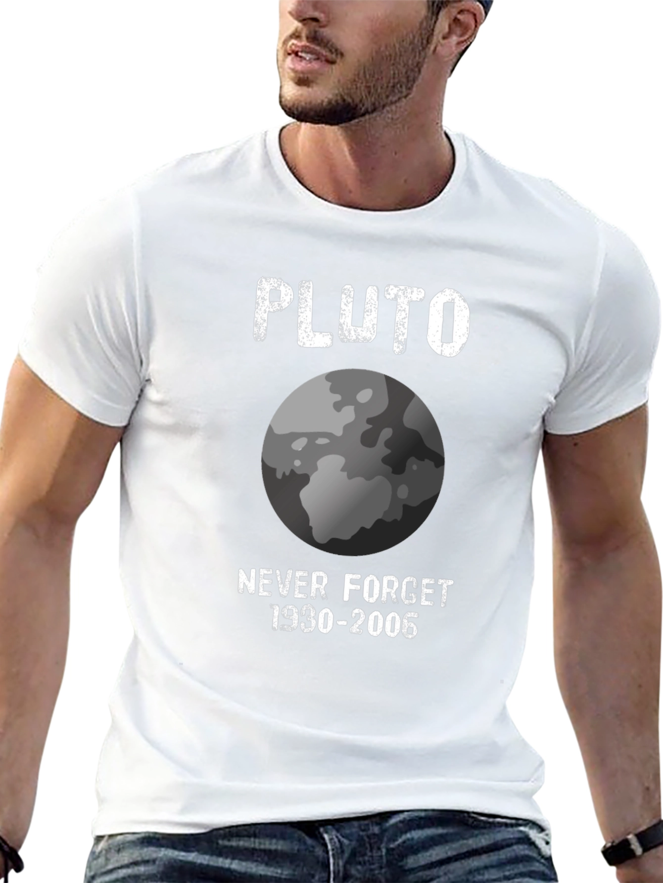 Pluto Never Forget T-Shirt Retro Design