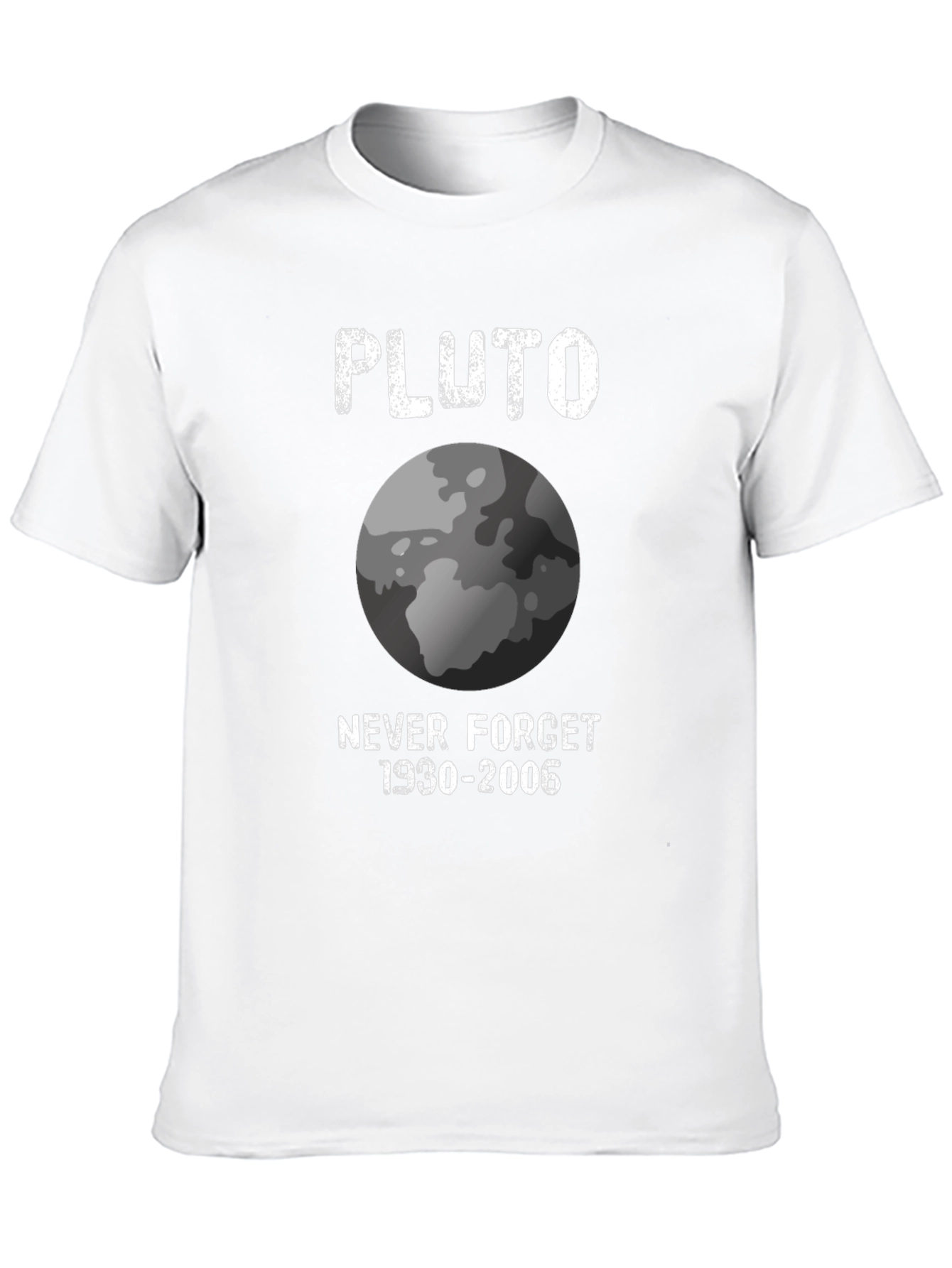 Pluto Never Forget T-Shirt Retro Design
