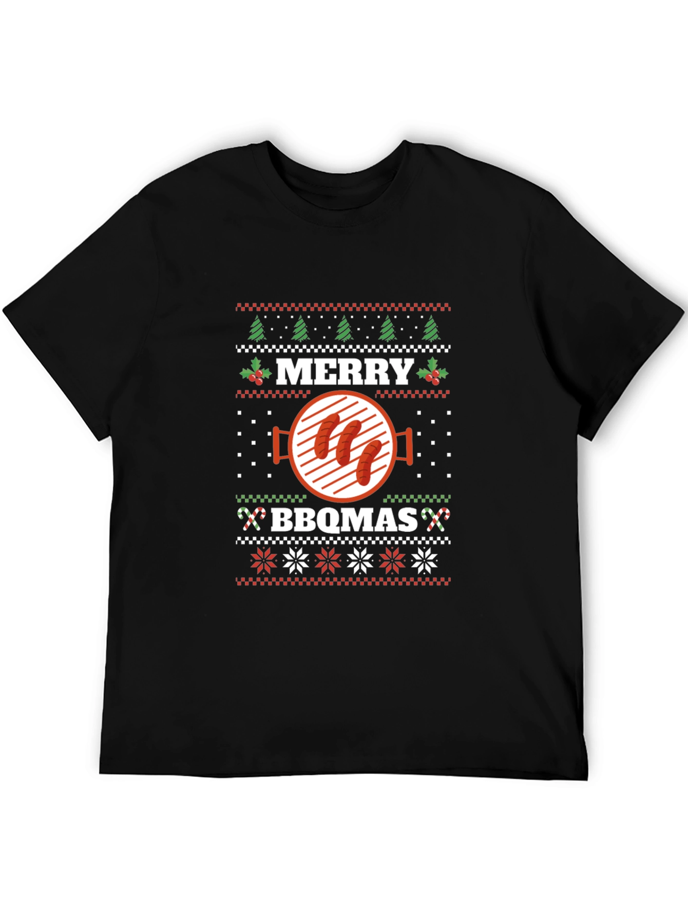 Merry BBQmas Ugly Christmas T-Shirt