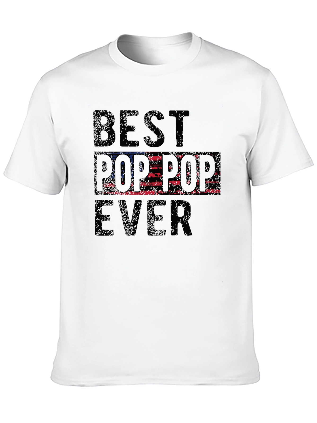 Best Pop-Pop Ever T-Shirt - USA Flag