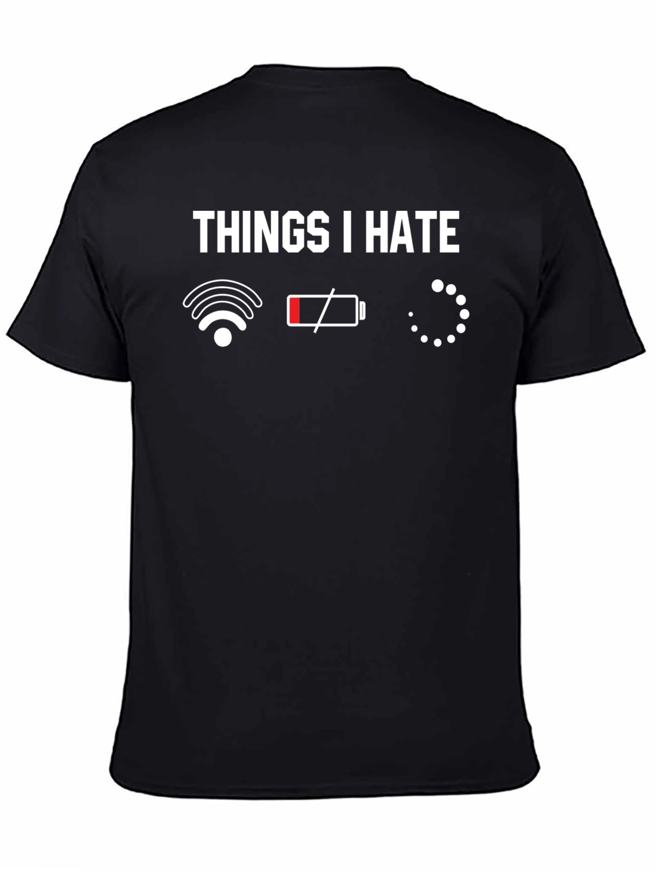 Things I Hate Graphic T-Shirt - Black
