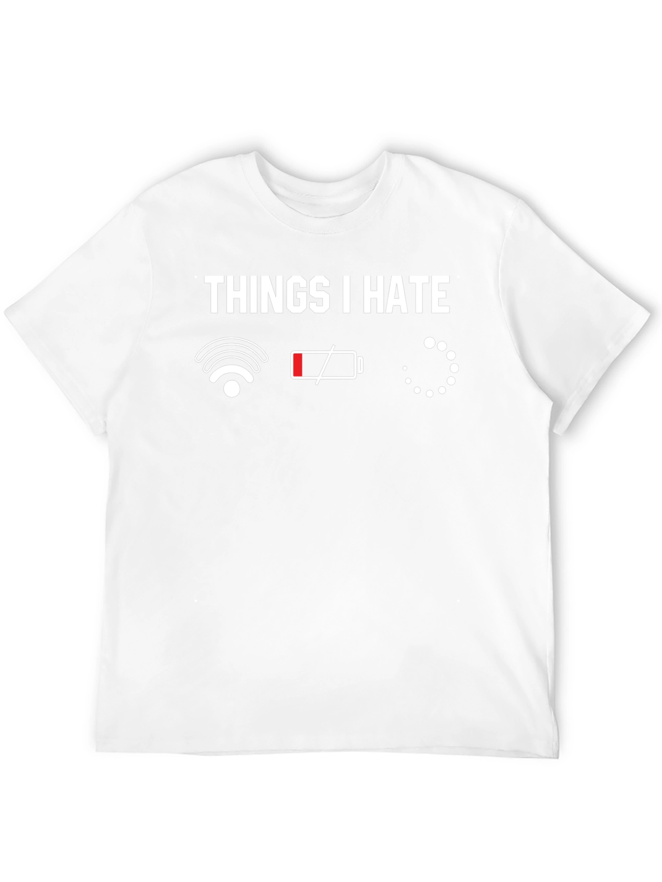 Things I Hate Graphic T-Shirt - Black