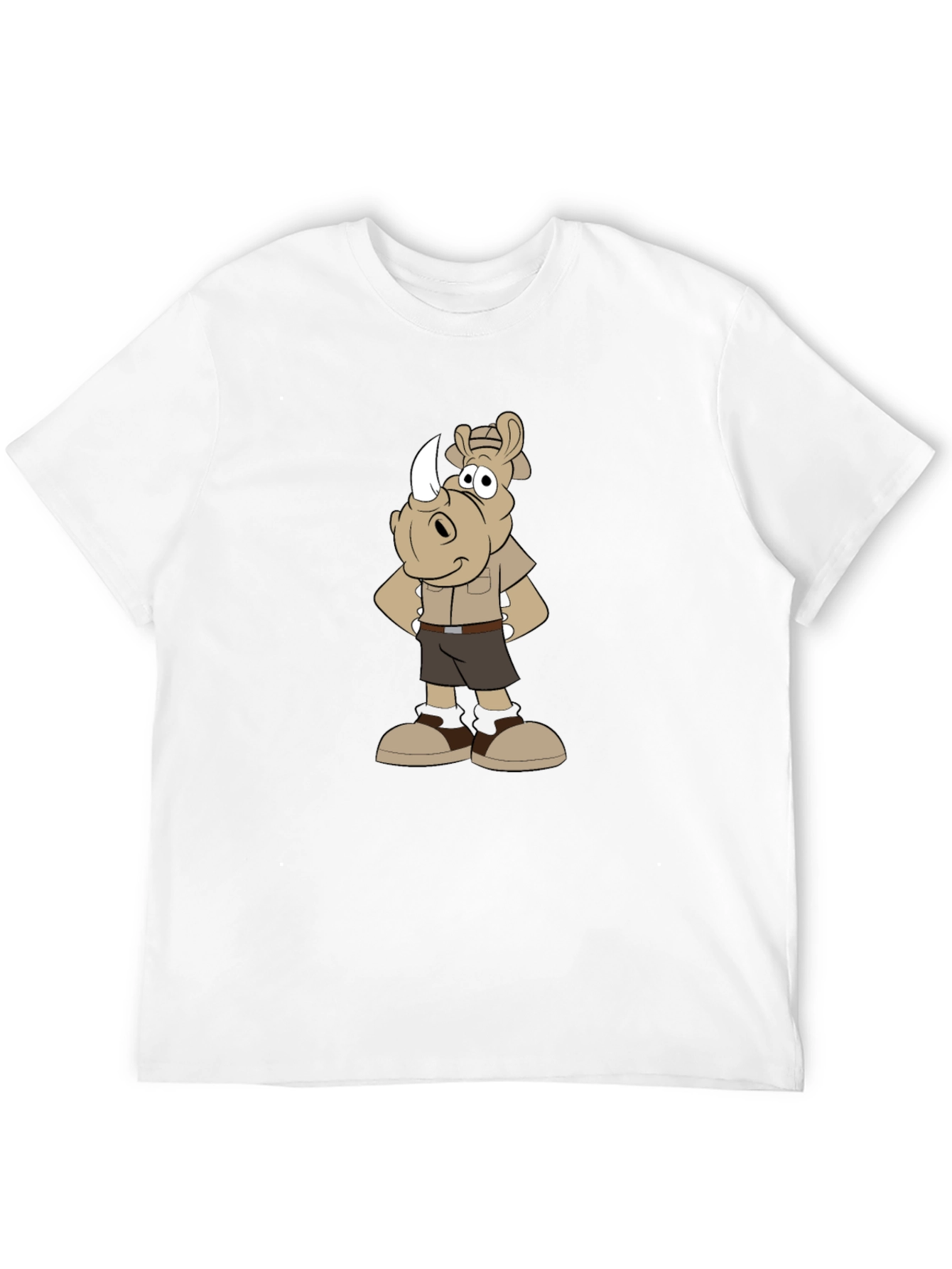 Cartoon Rhino Safari T-Shirt