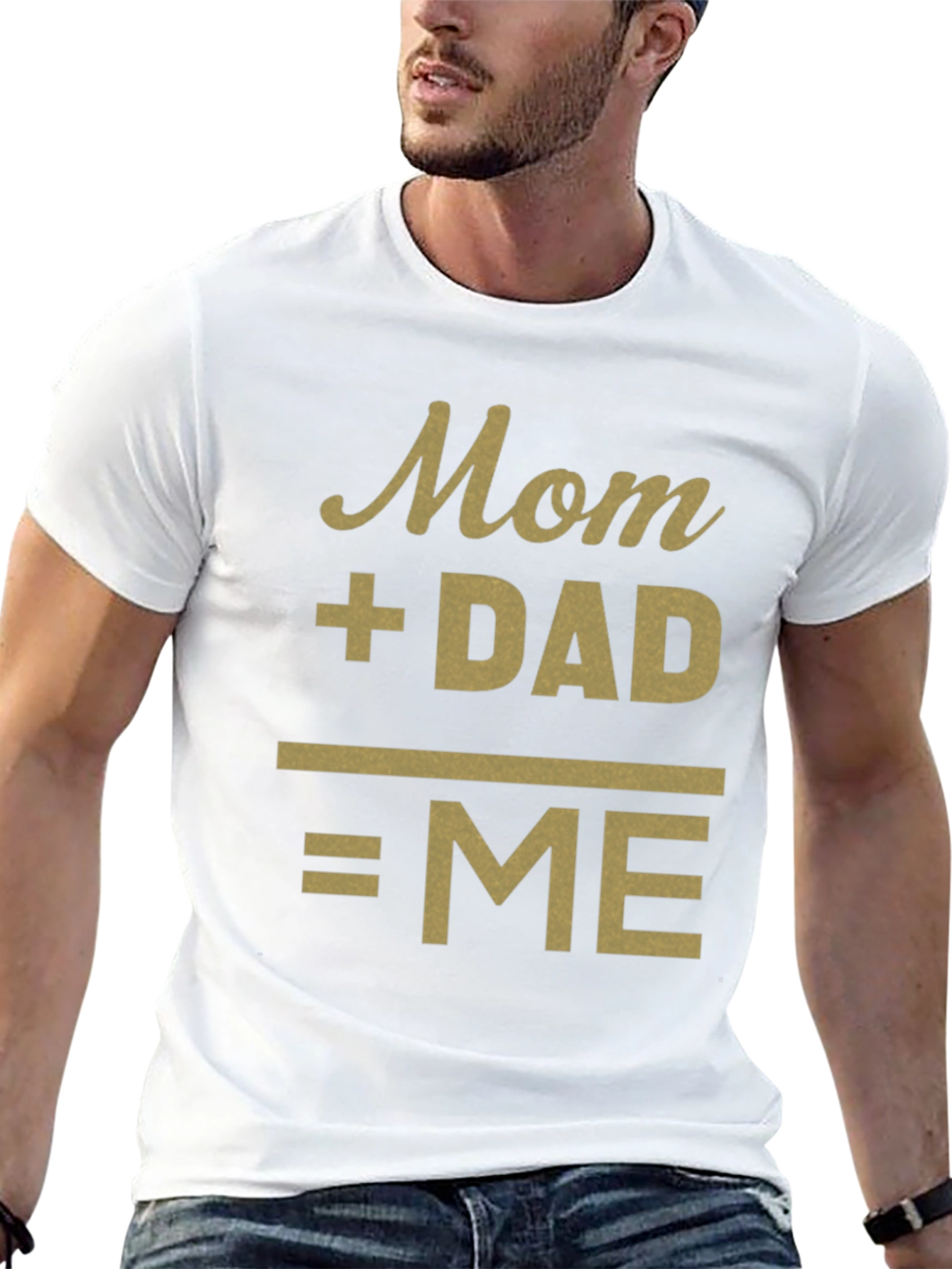 Mom + Dad = Me Funny Family T-Shirt