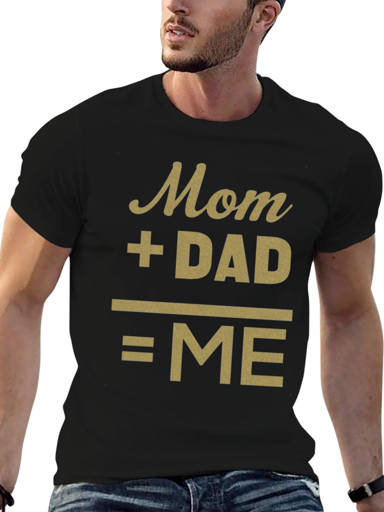Mom + Dad = Me Funny Family T-Shirt