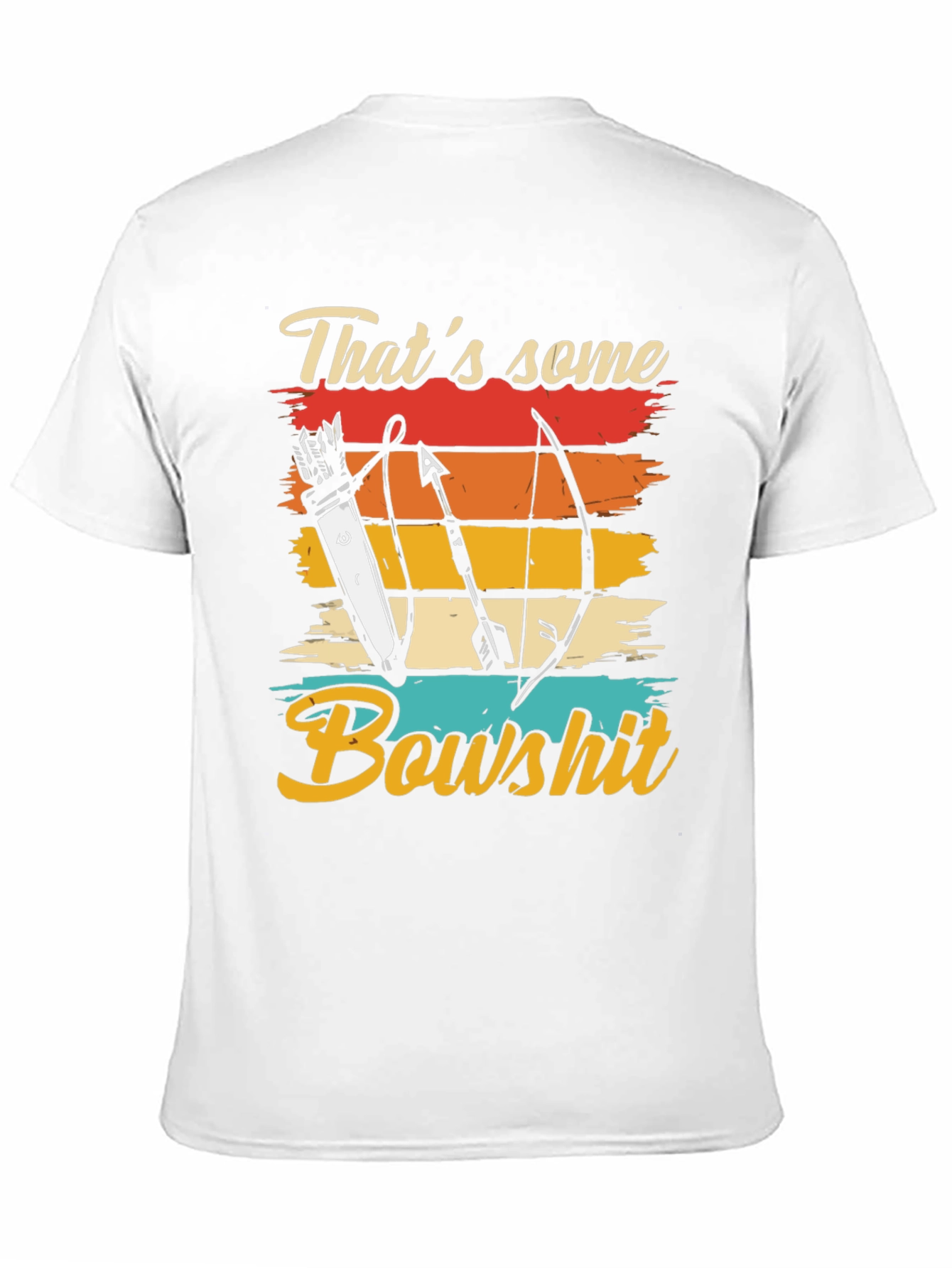 Thats Some Bowshit T-Shirt Archery Arrow Retro Design