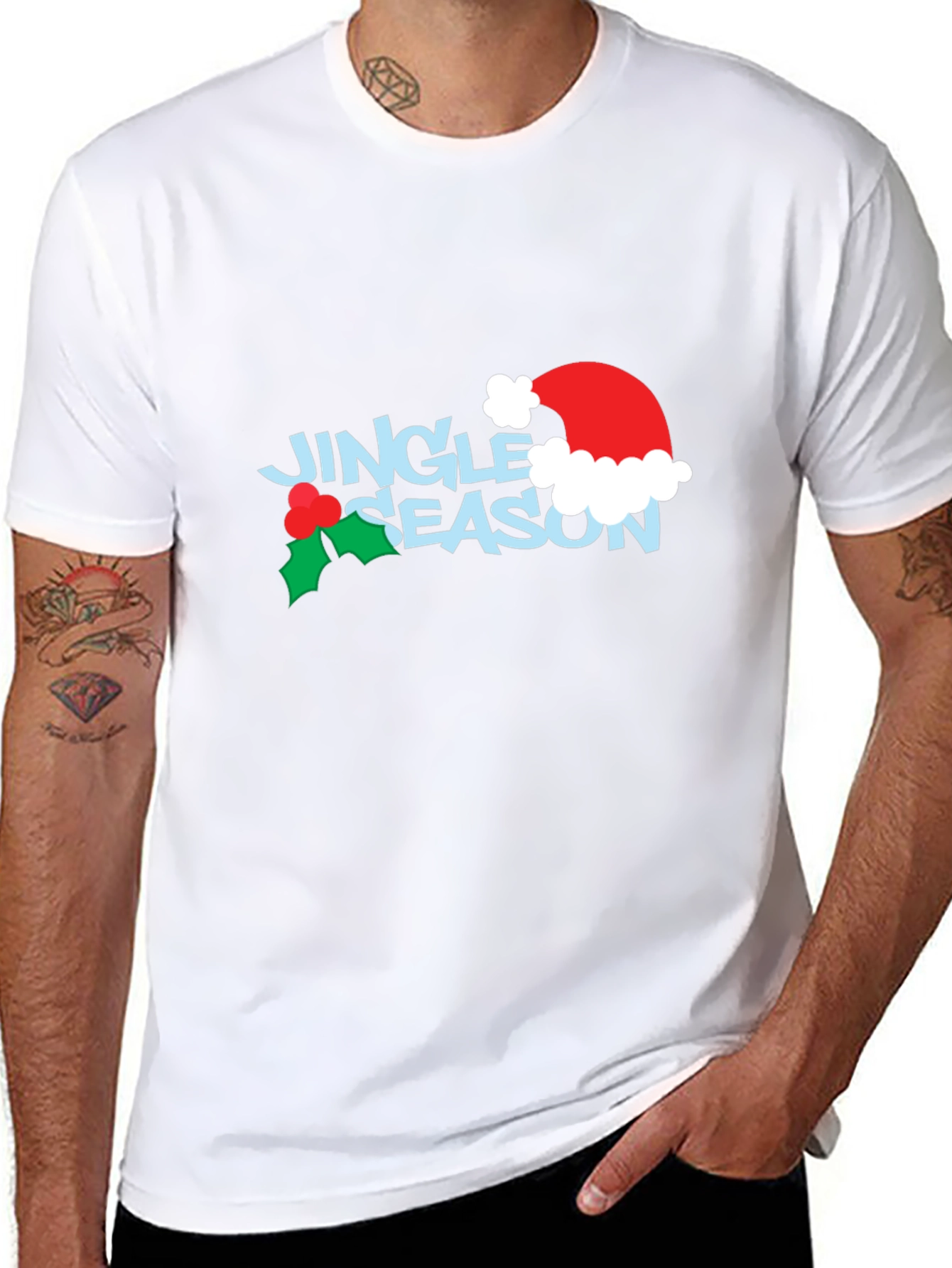 Jingle Season Black T-Shirt