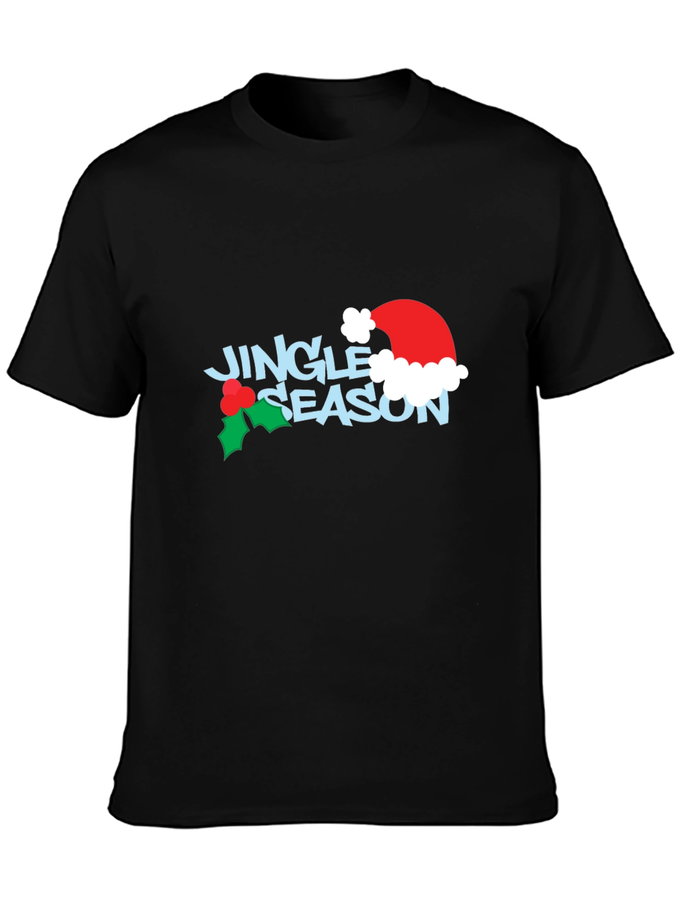 Jingle Season Black T-Shirt