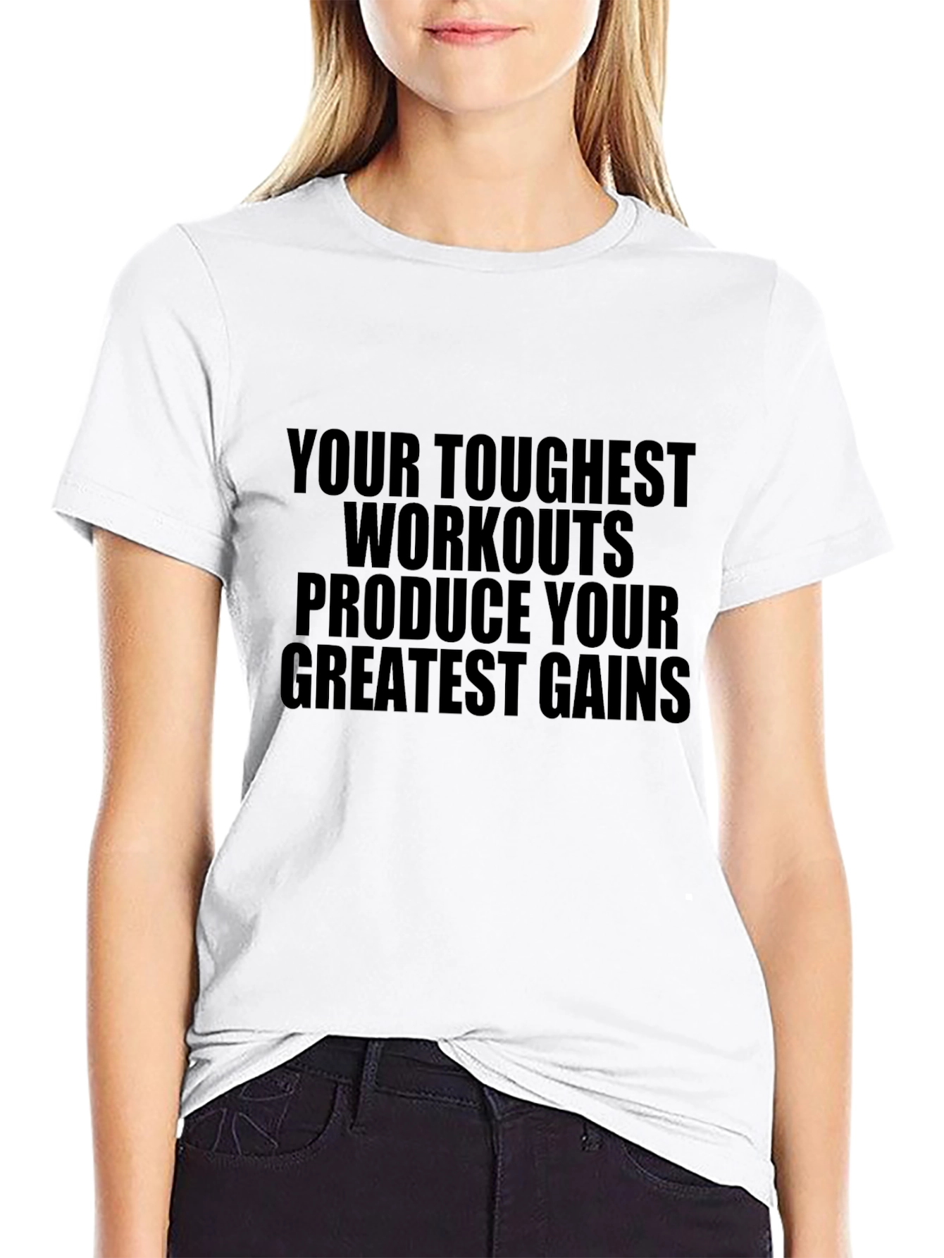 Workout Motivation T-Shirt: Greatest Gains