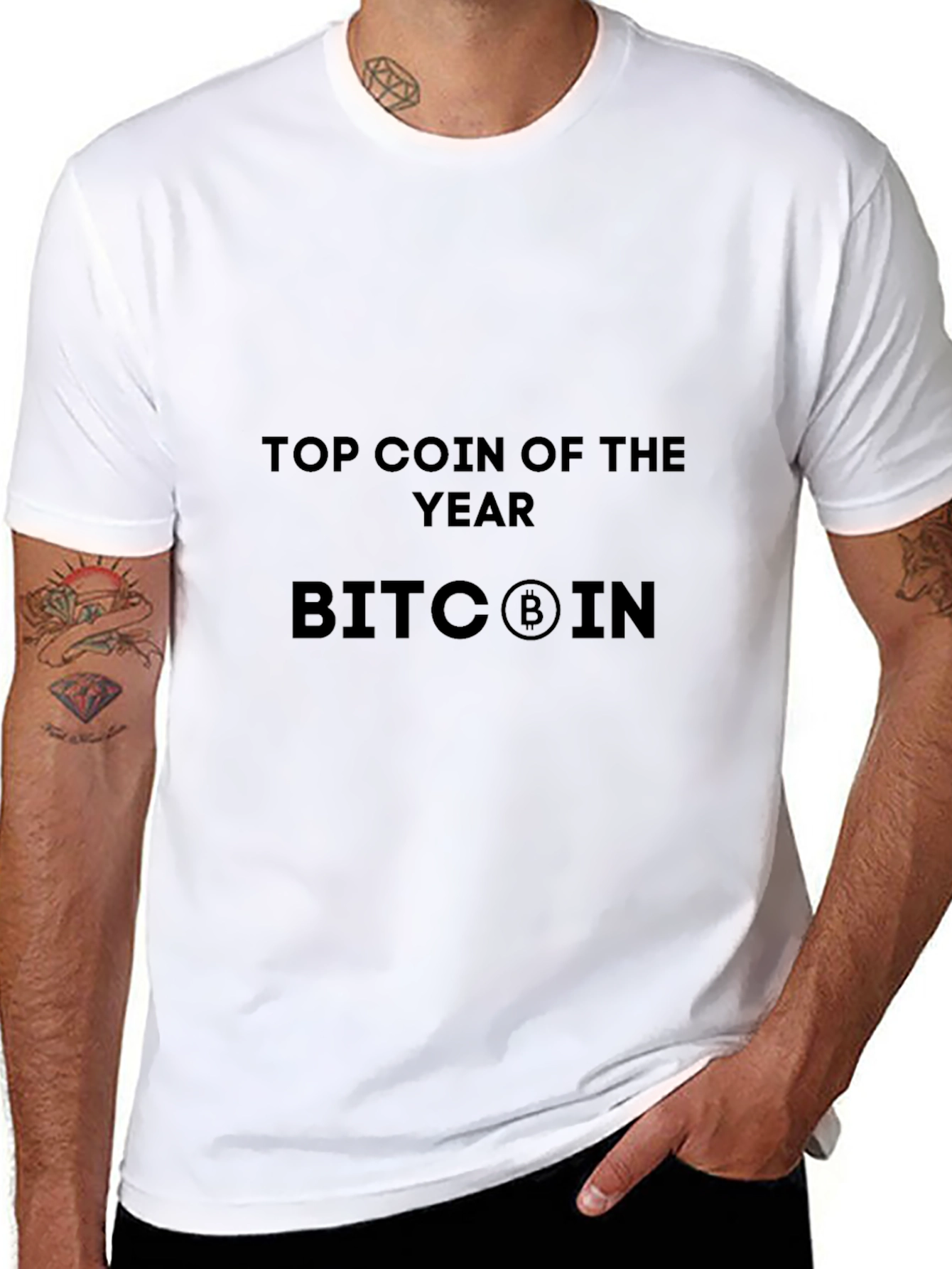 Bitcoin Top Coin of the Year Black T-Shirt