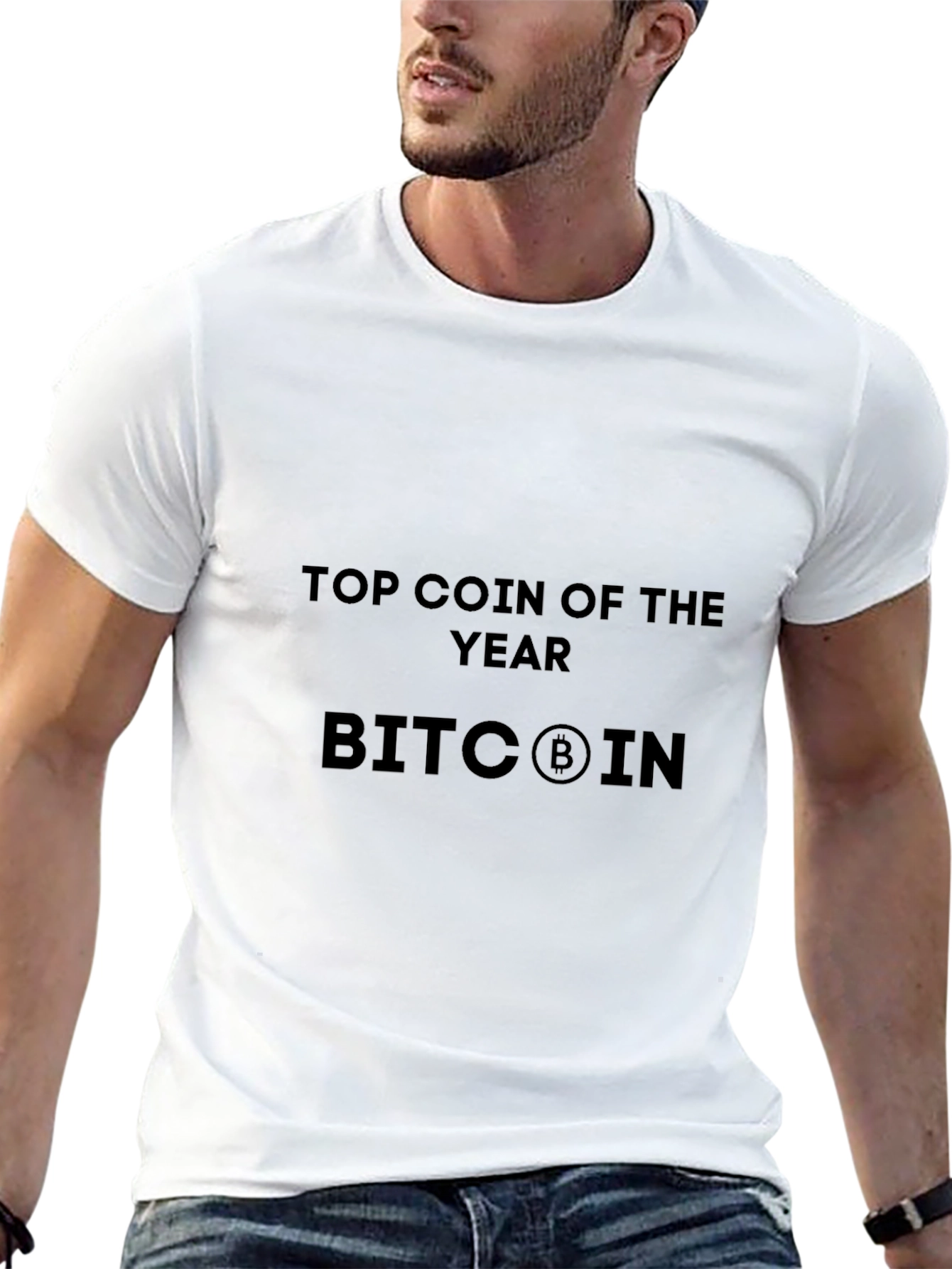 Bitcoin Top Coin of the Year Black T-Shirt