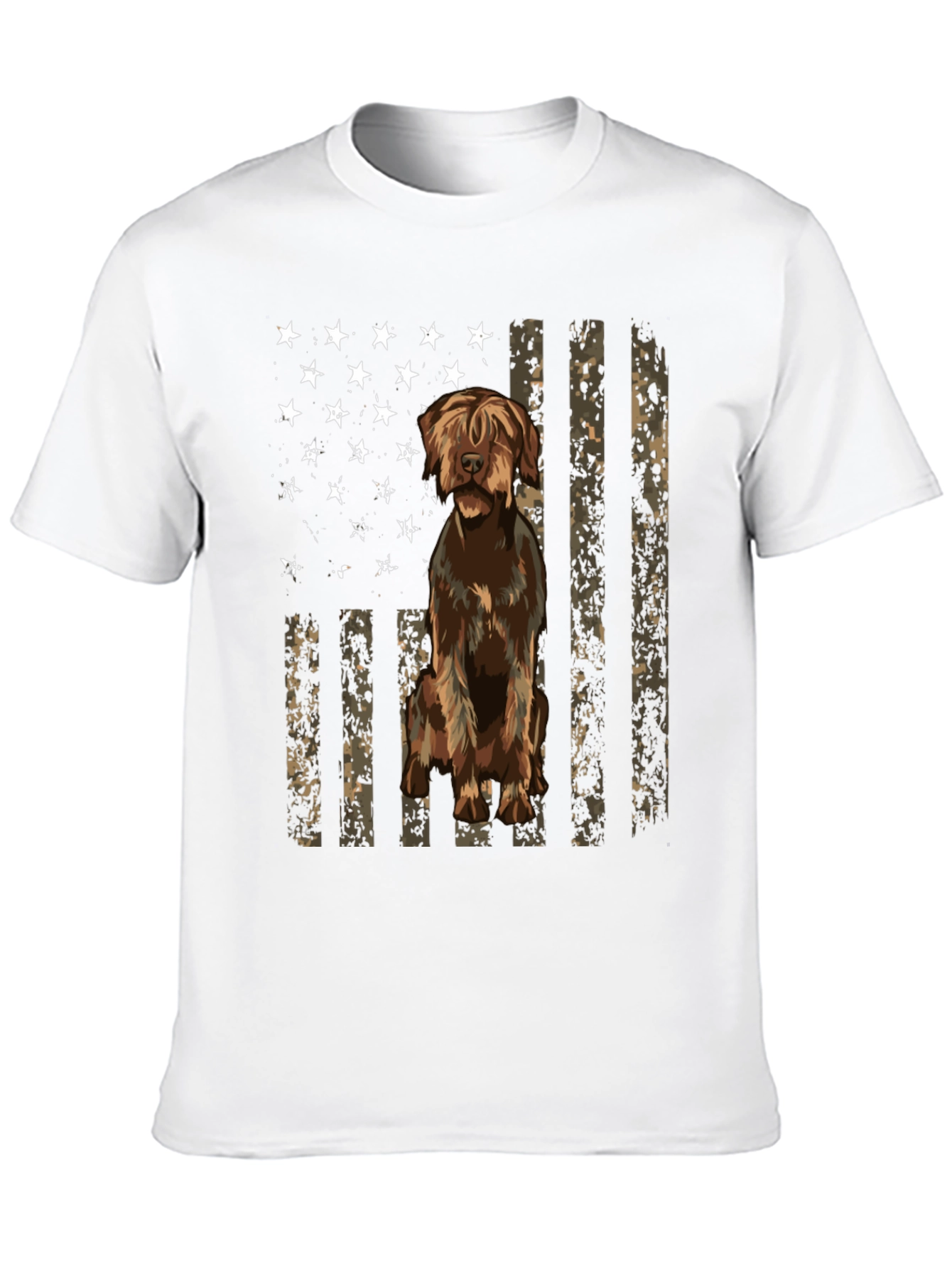Dog Breed Flag Graphic Tee - Black