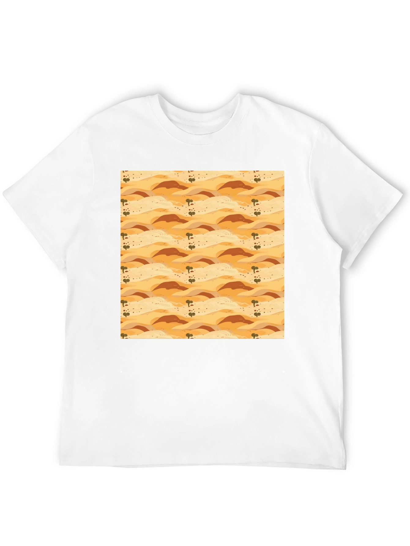 Desert Landscape Print T-Shirt