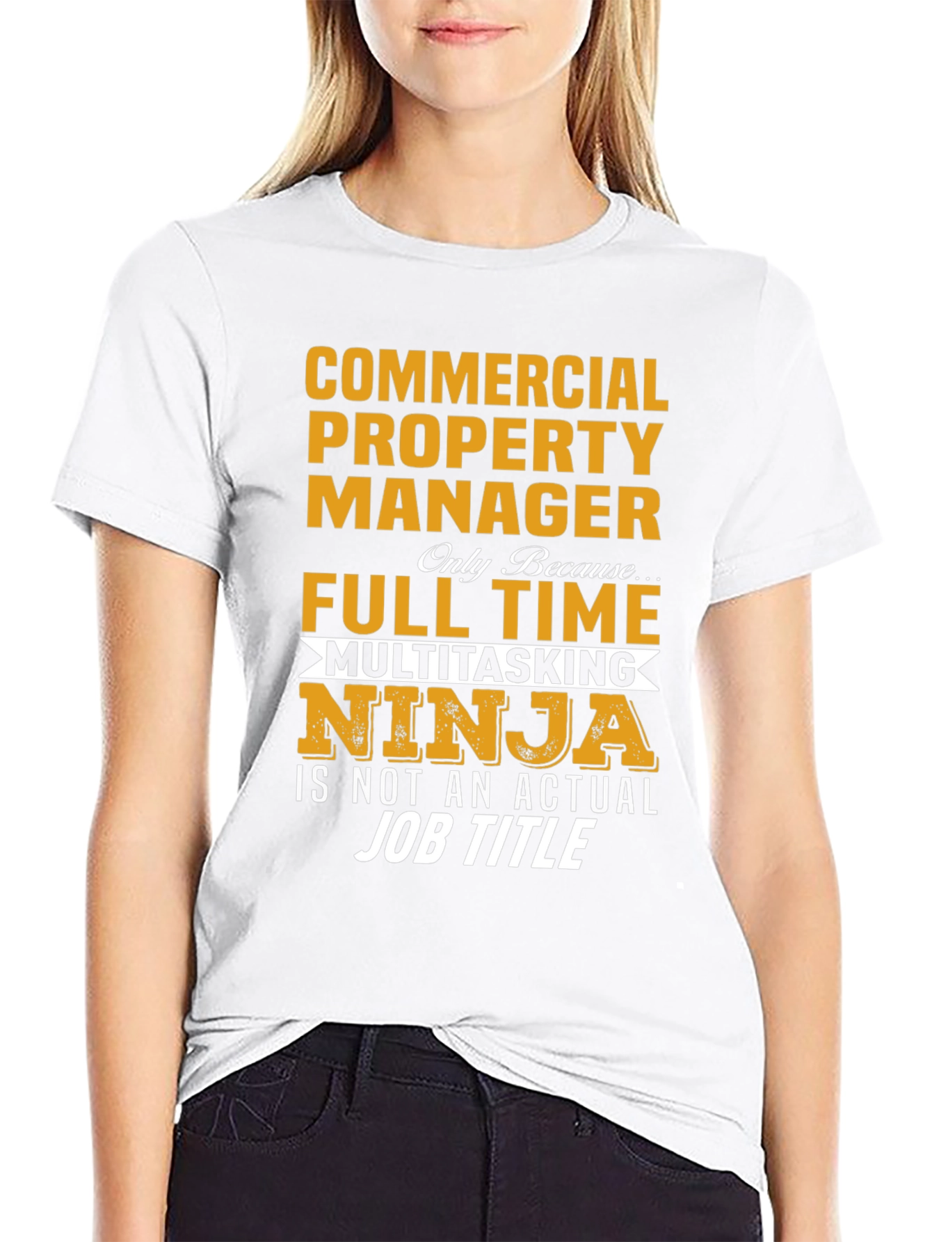 Commercial Property Manager Multitasking Ninja T-Shirt