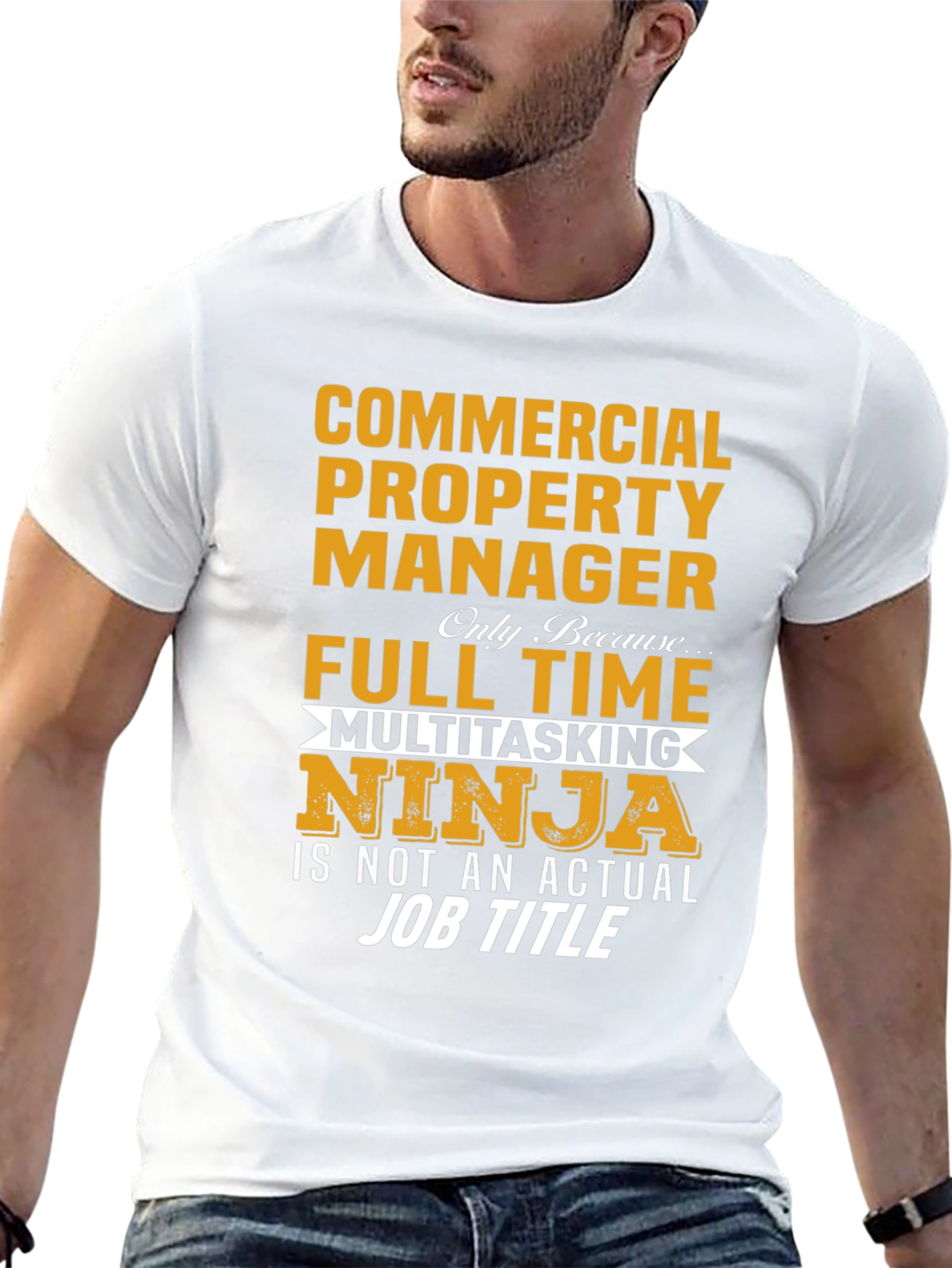 Commercial Property Manager Multitasking Ninja T-Shirt