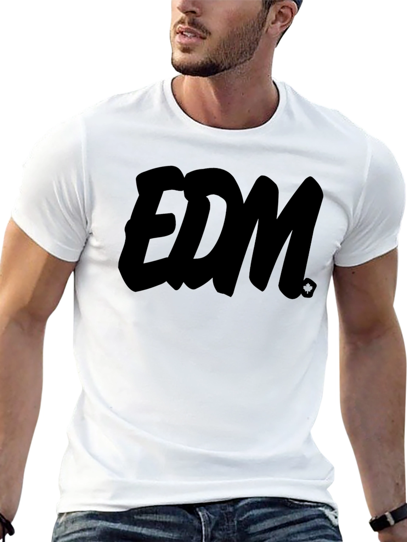 EDM Black Graphic T-Shirt