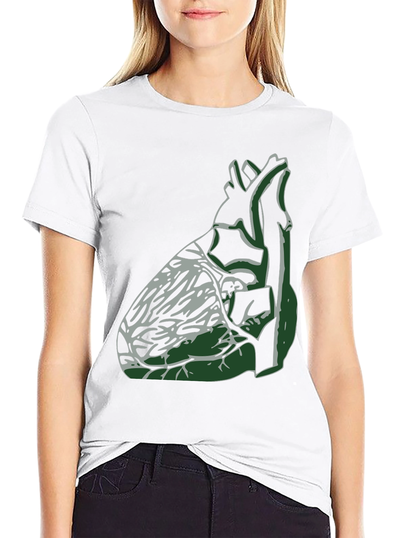 Anatomical Heart Graphic Tee - Unique Design