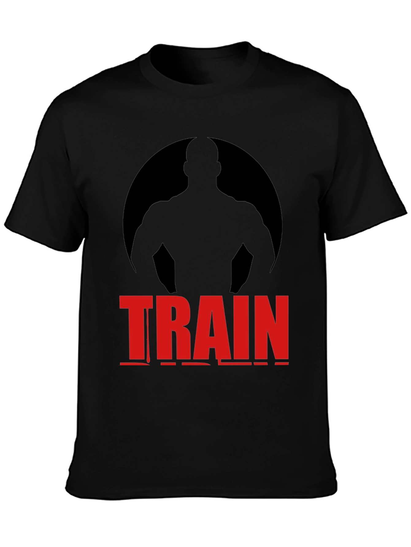 Train Graphic Tee - Motivational Workout Shirt
