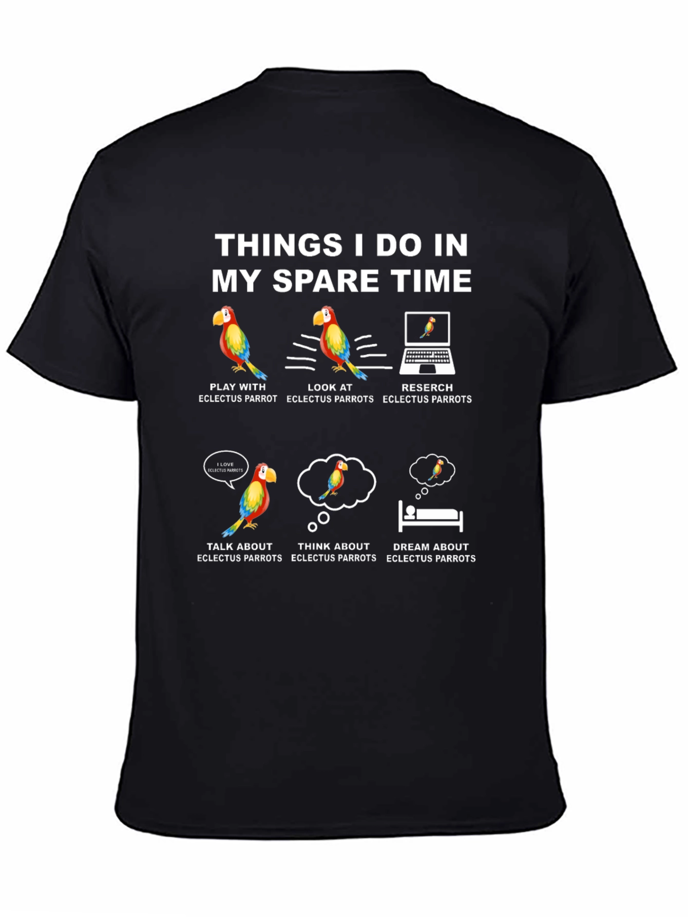 Eclectus Parrot Lover T-Shirt