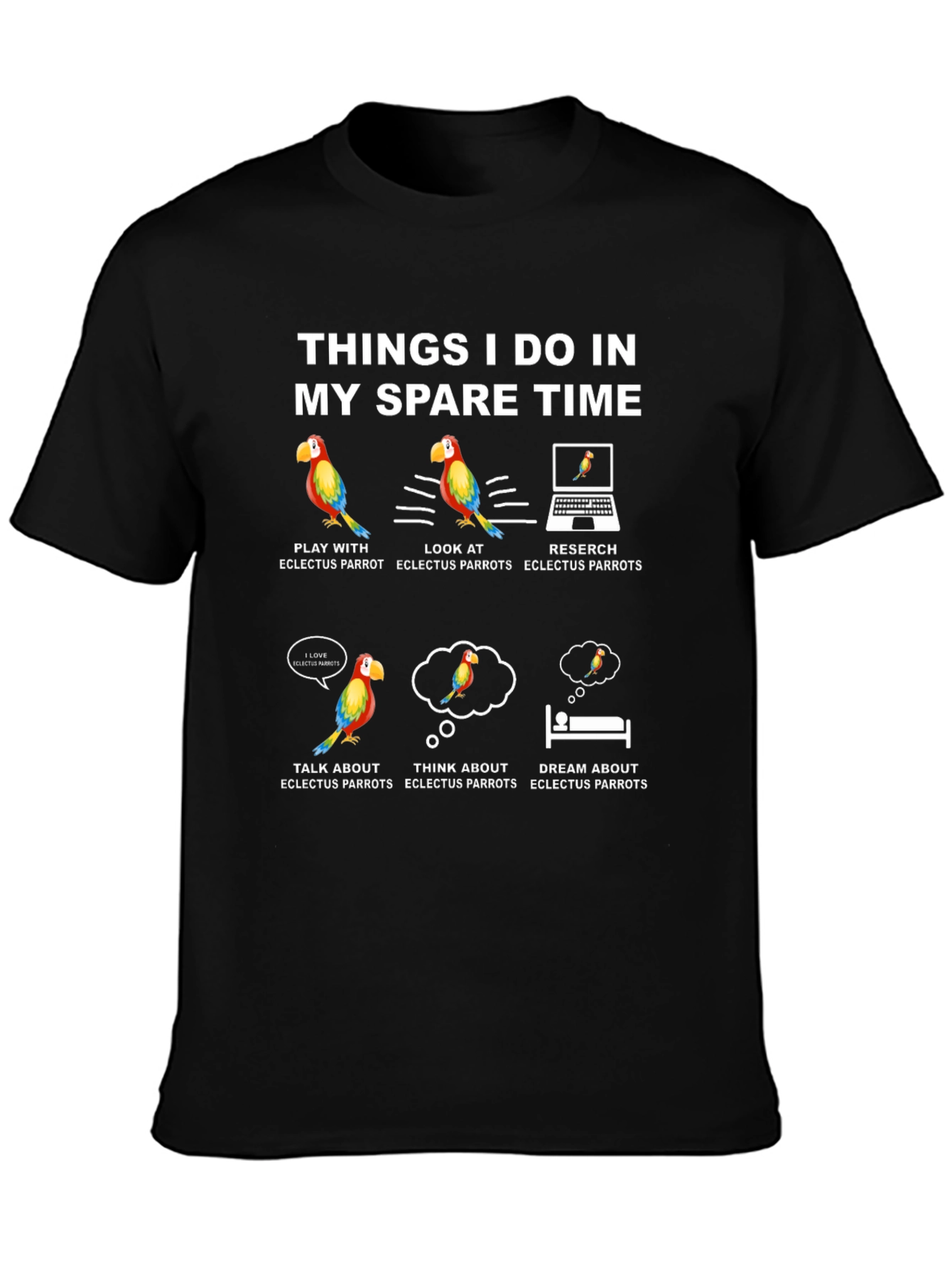 Eclectus Parrot Lover T-Shirt