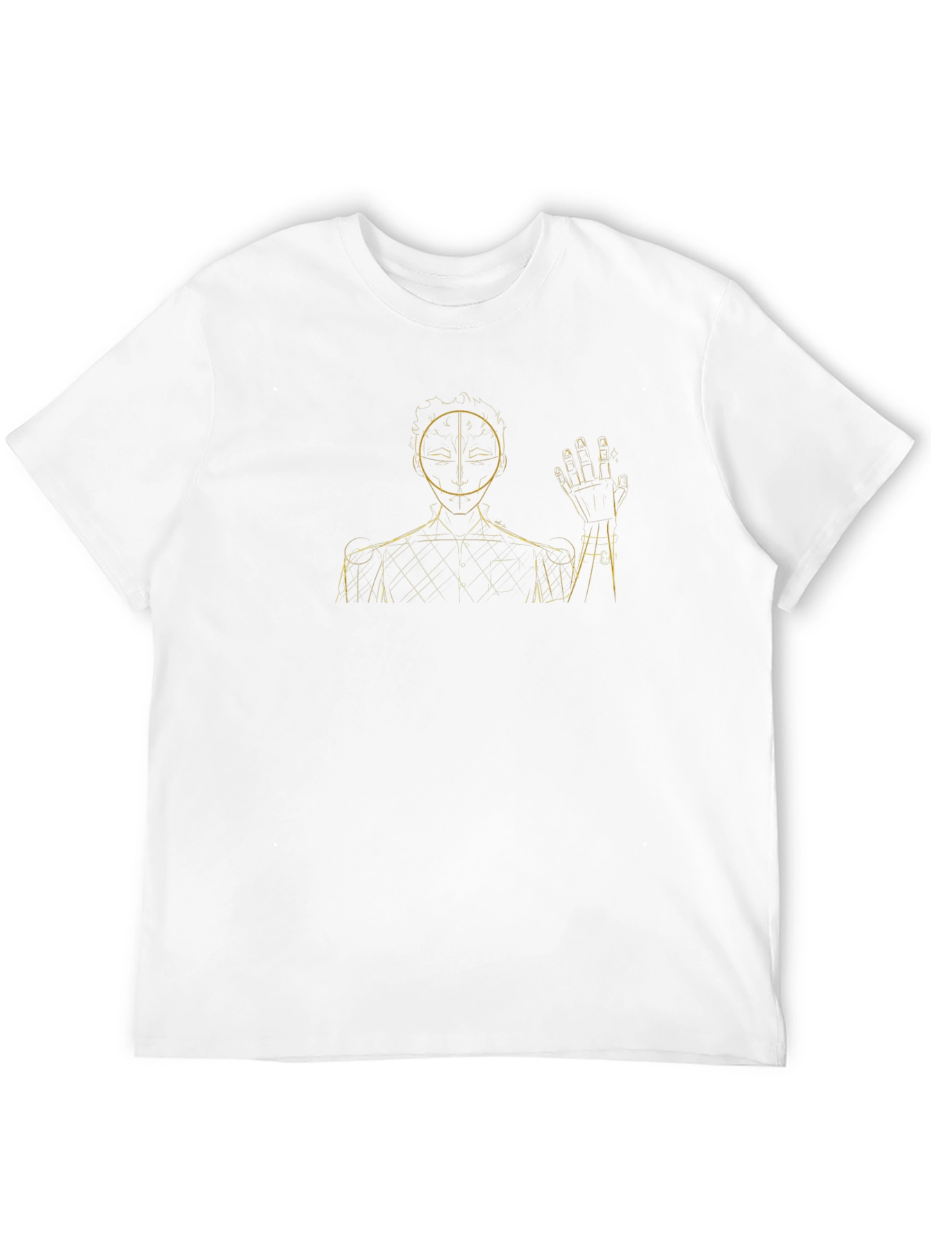 Modern Graphic Tee - Abstract Figure Design