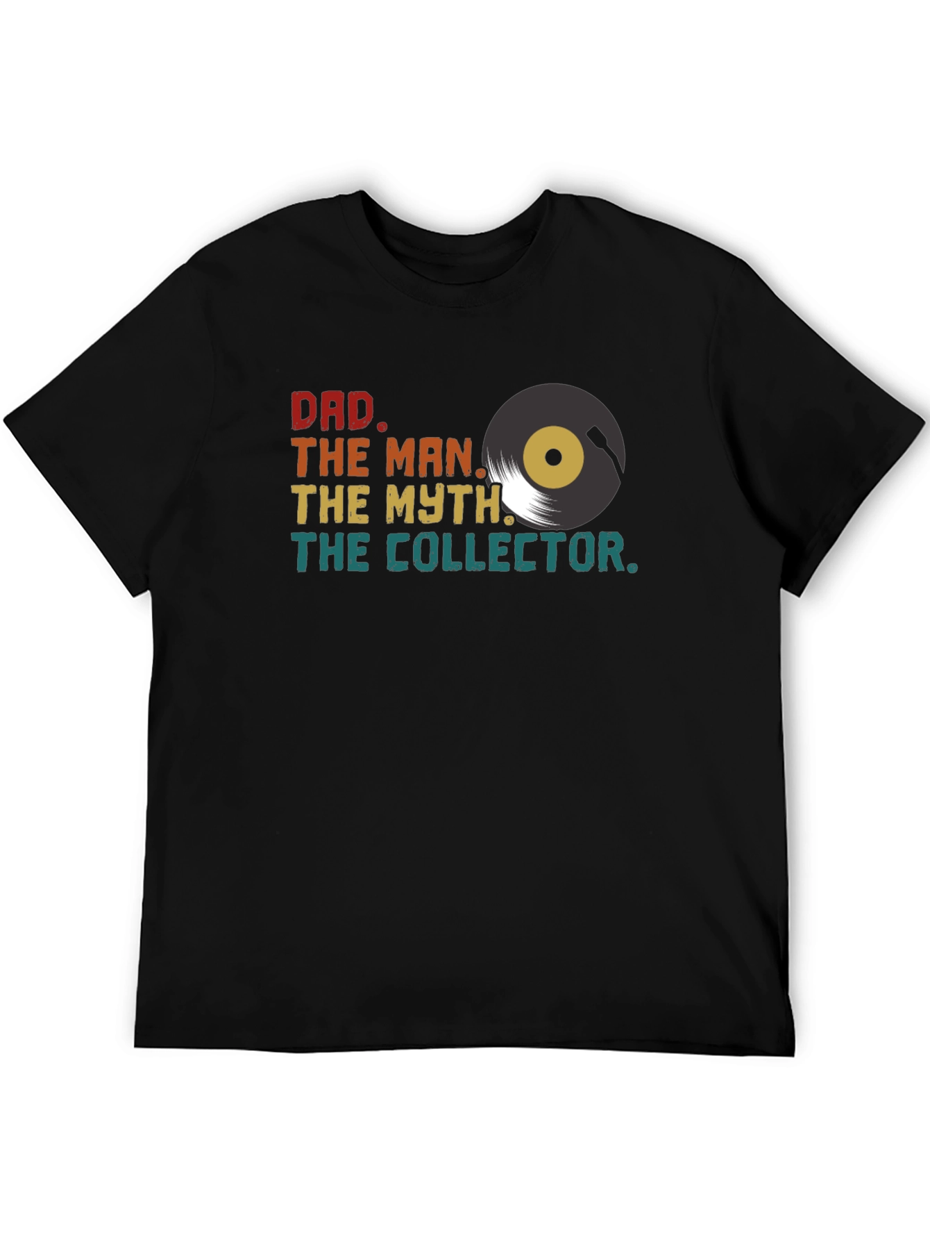 Dad Themed Vinyl Record T-Shirt