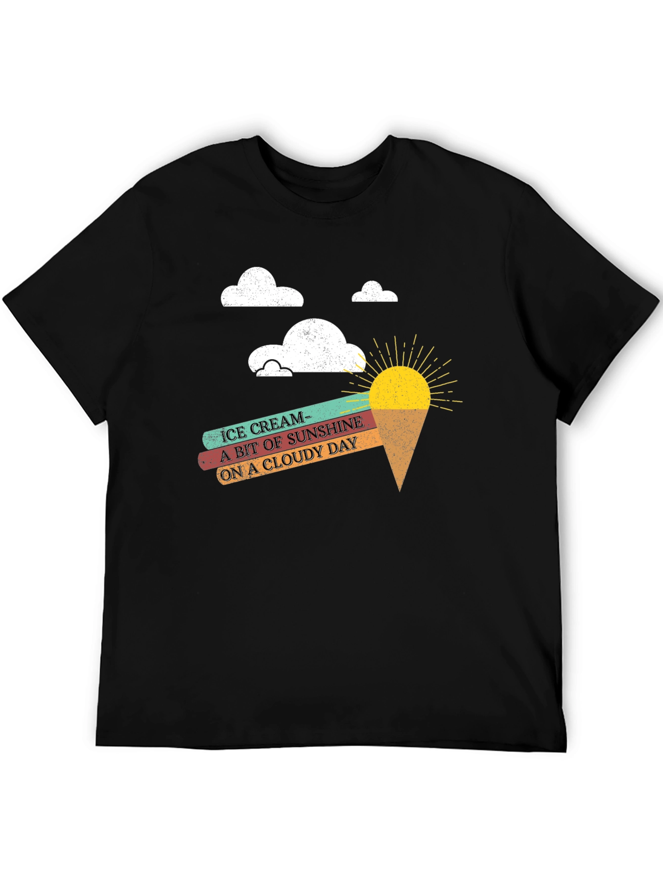 Ice Cream Sunshine Graphic T-Shirt