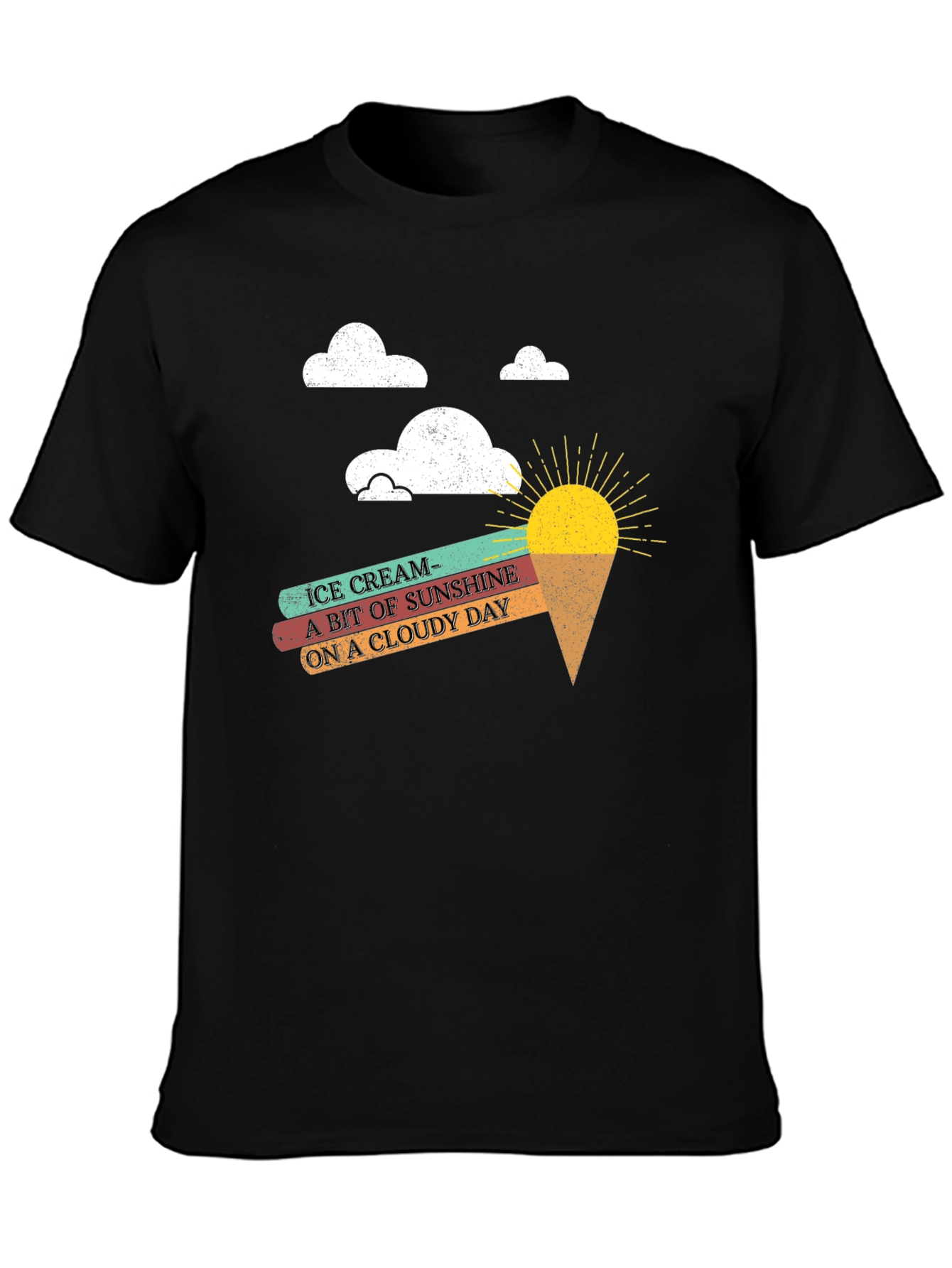 Ice Cream Sunshine Graphic T-Shirt