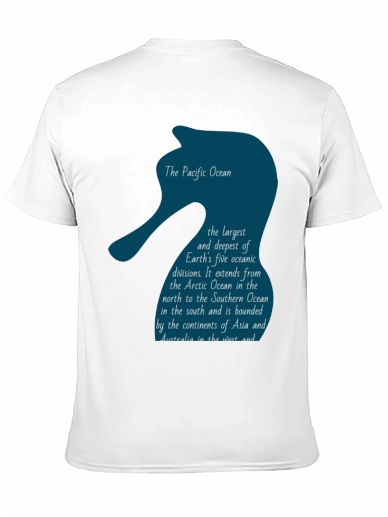 Pacific Ocean T-Shirt - Oceanography Geography Tee