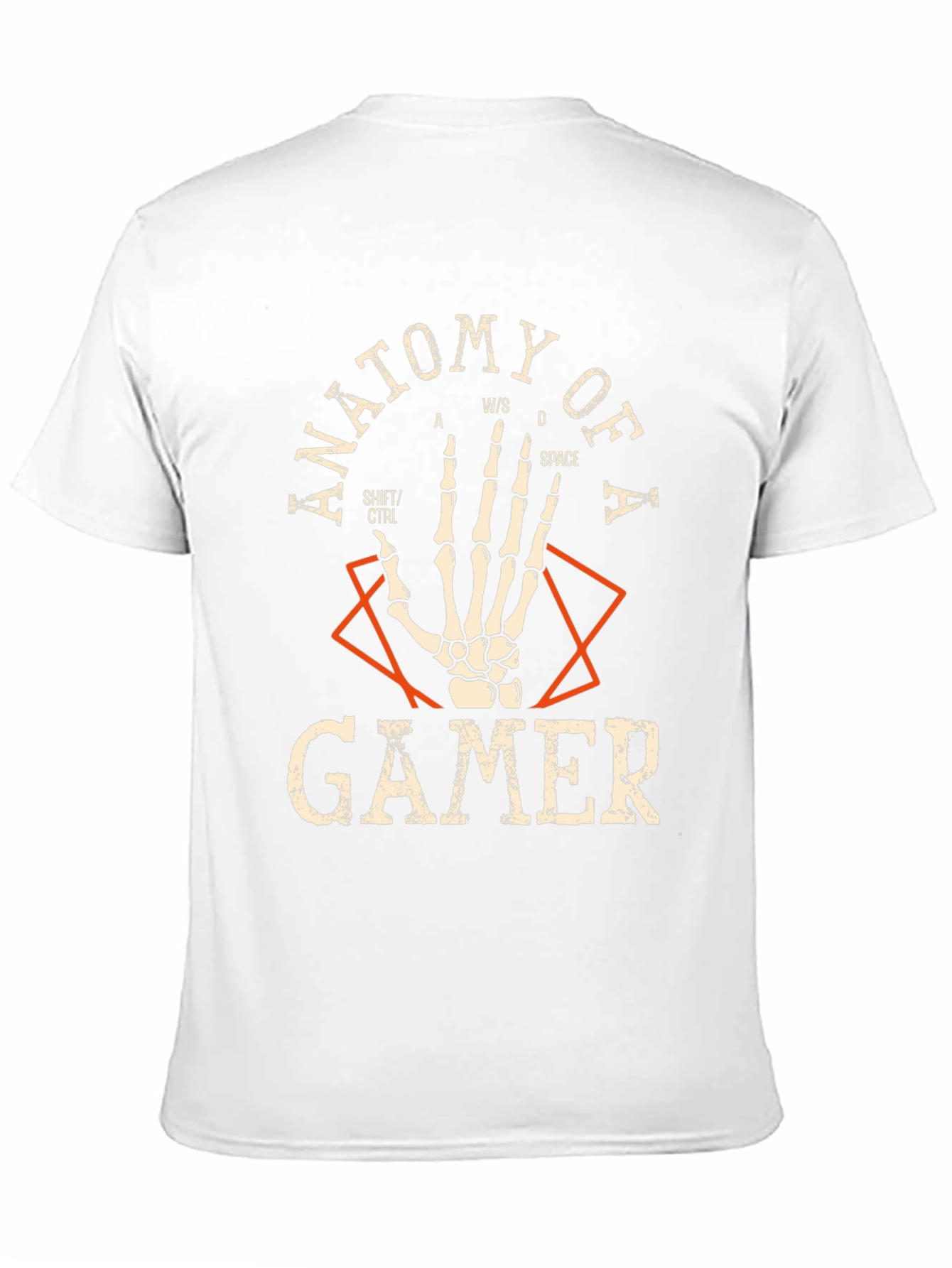 Anatomy of a Gamer Black T-Shirt