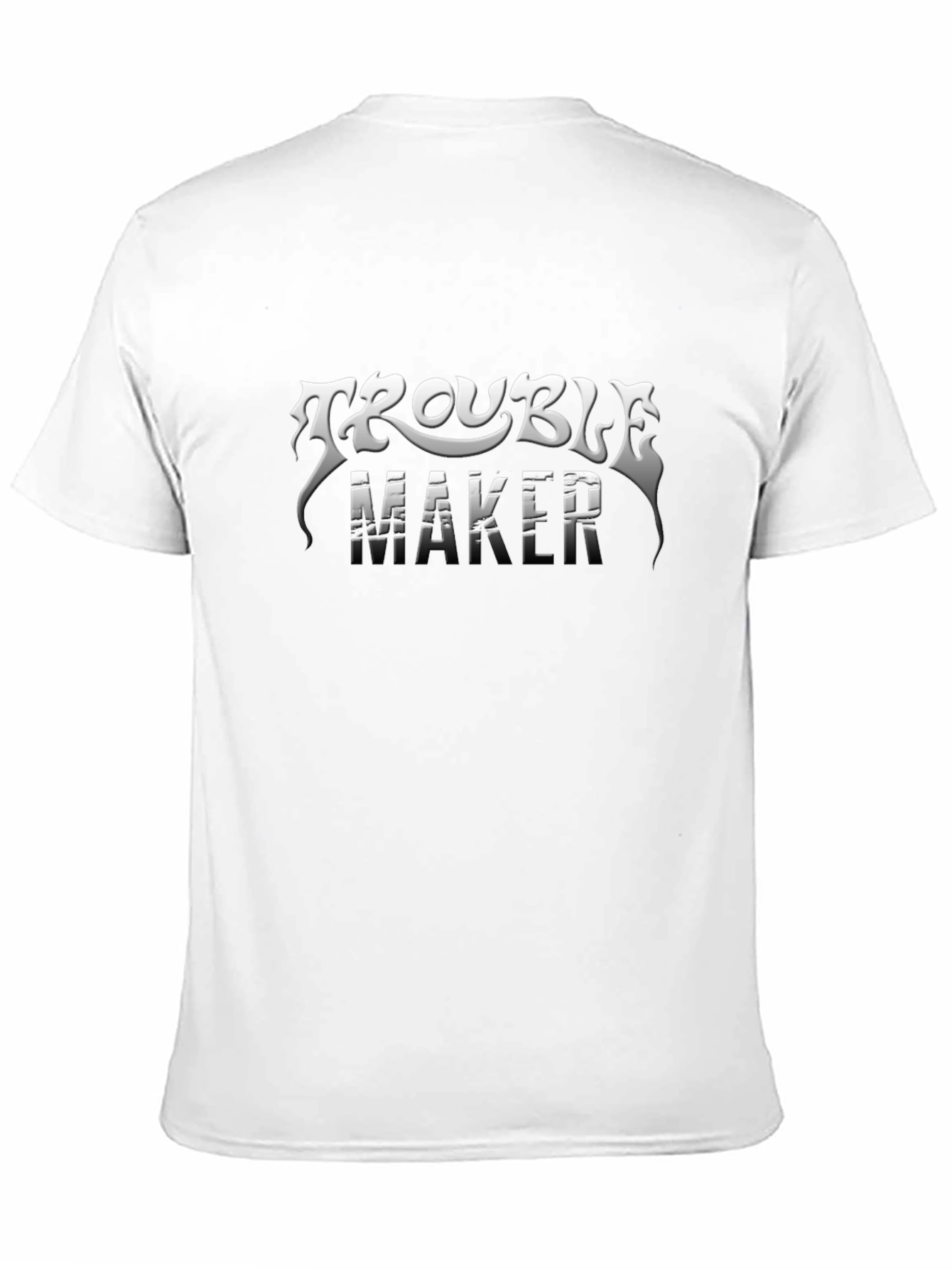 Trouble Maker Graphic Black T-Shirt