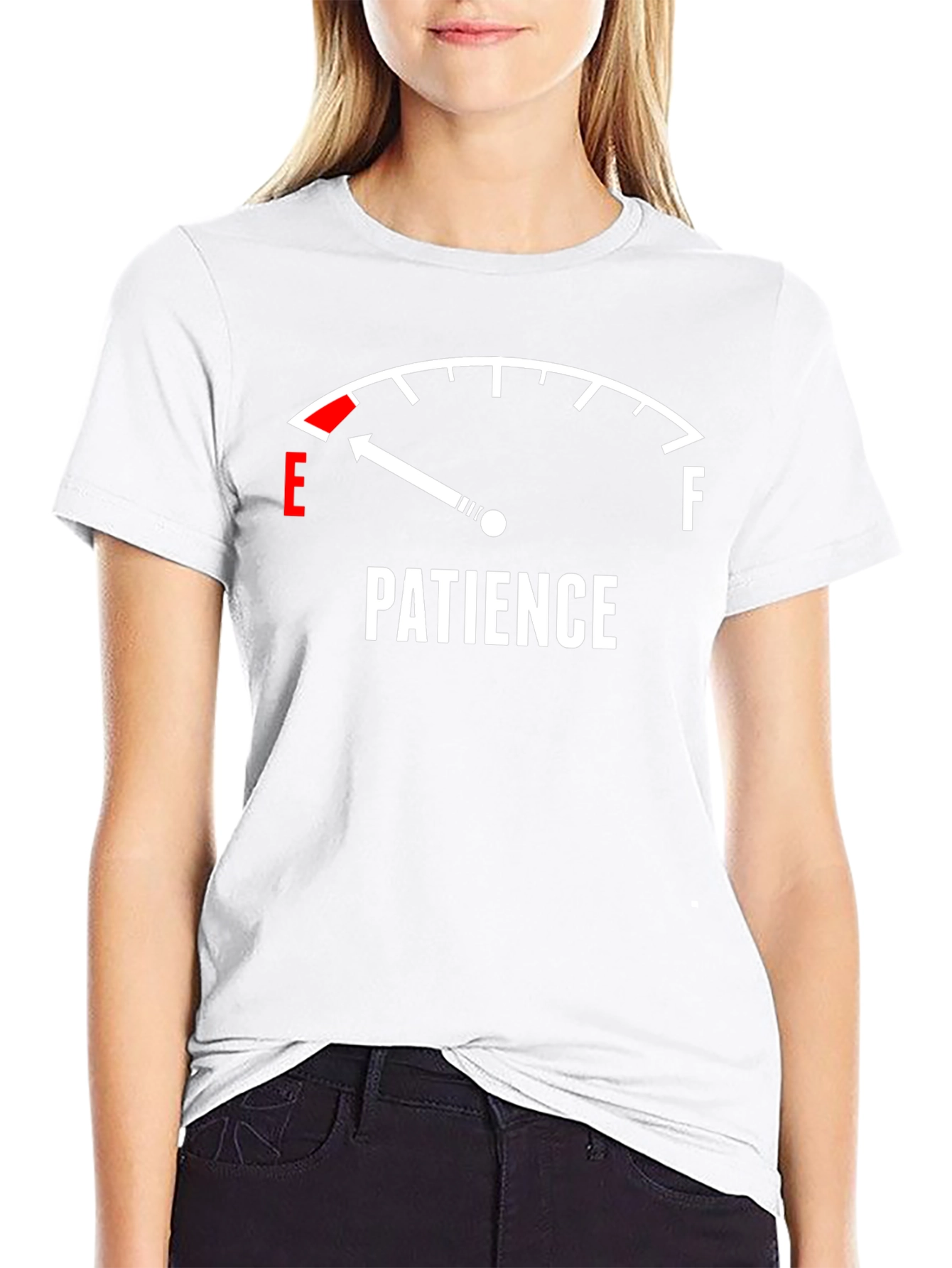 Patience Gauge Graphic Tee - Black